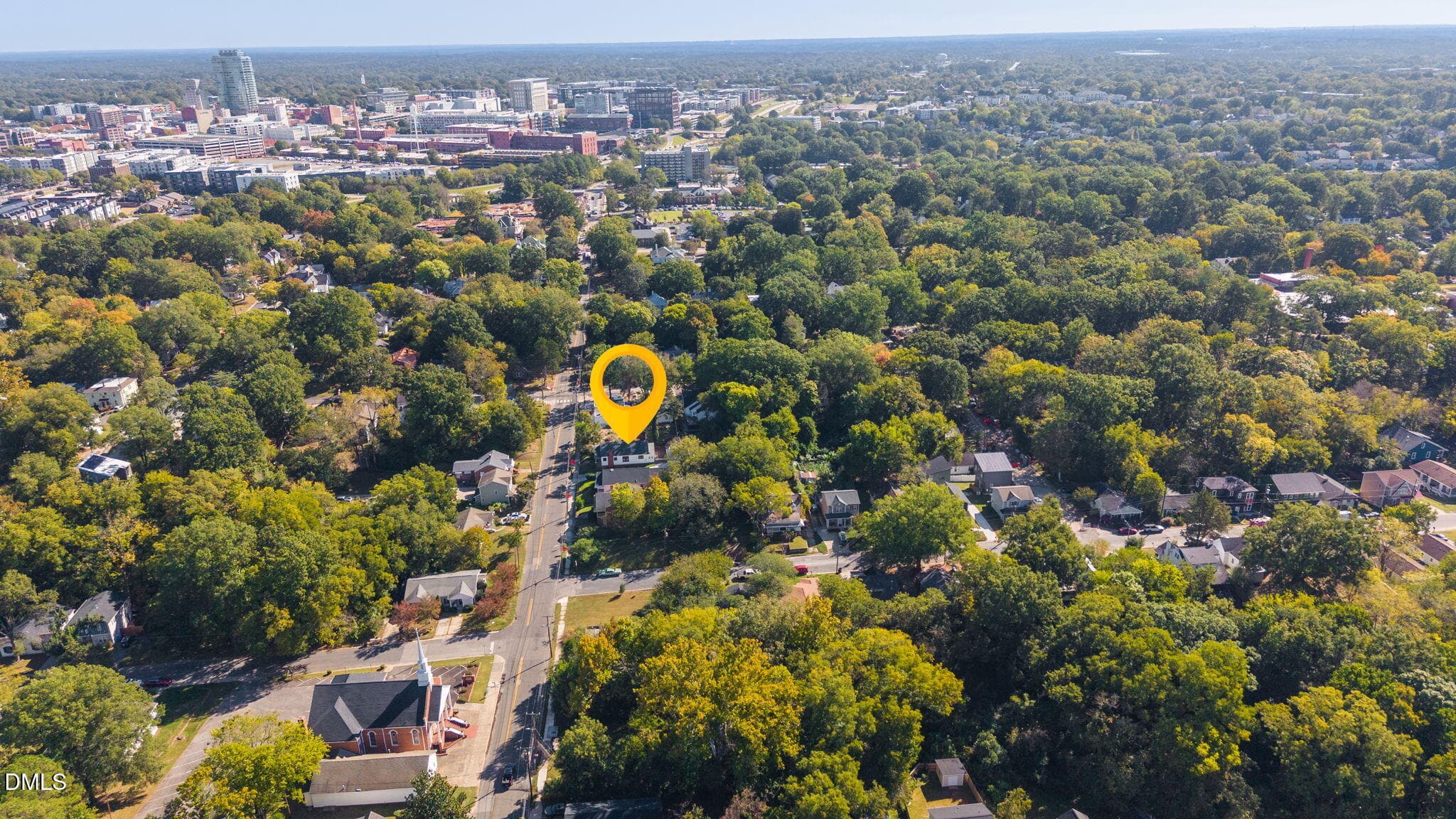 907 Morehead ave - downtown aerial - 907 Morehead Avenue, Durham, NC 27707