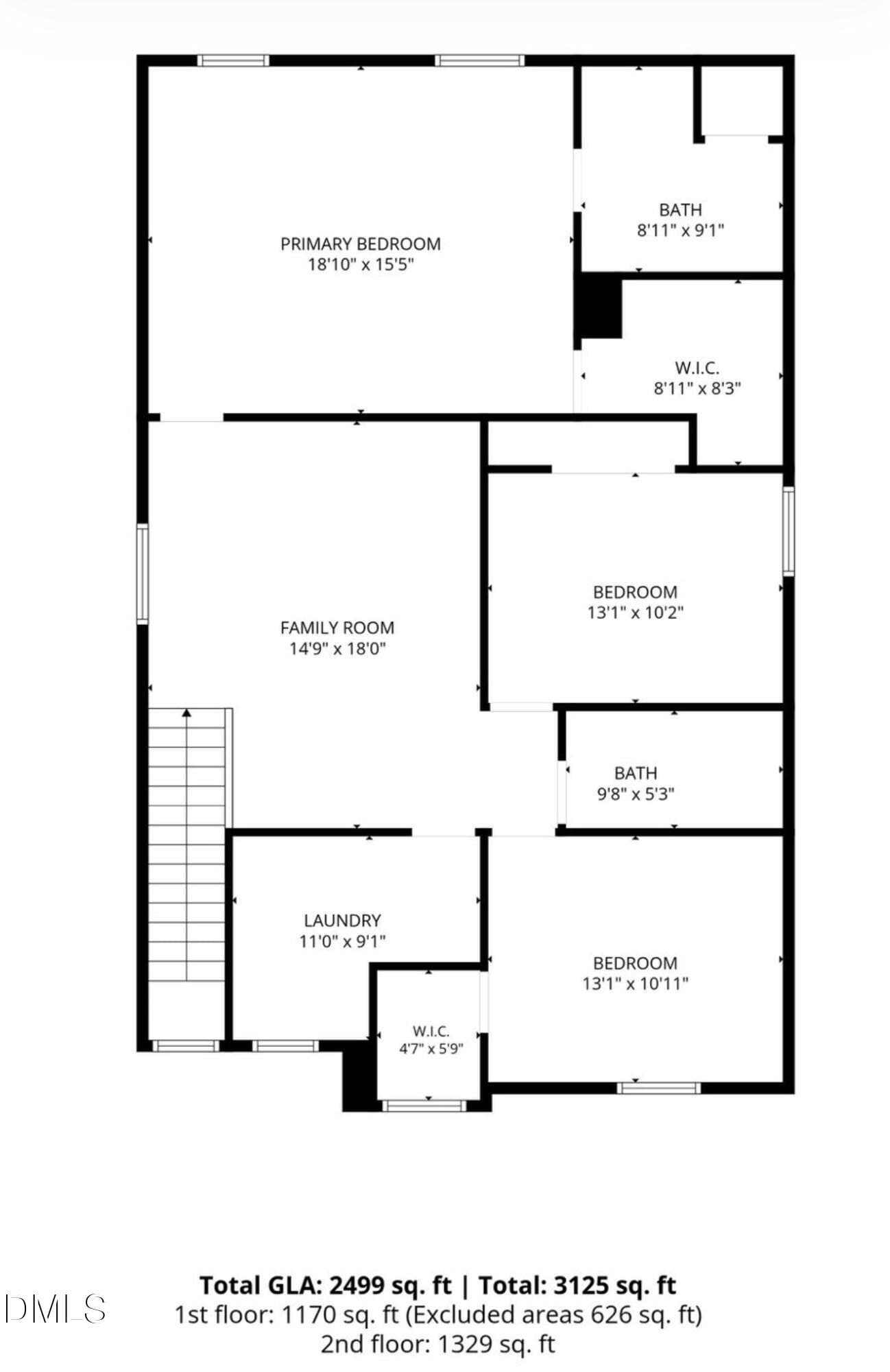 Floor plan 2 - 1030 Flyfish Avenue, Durham, NC 27703