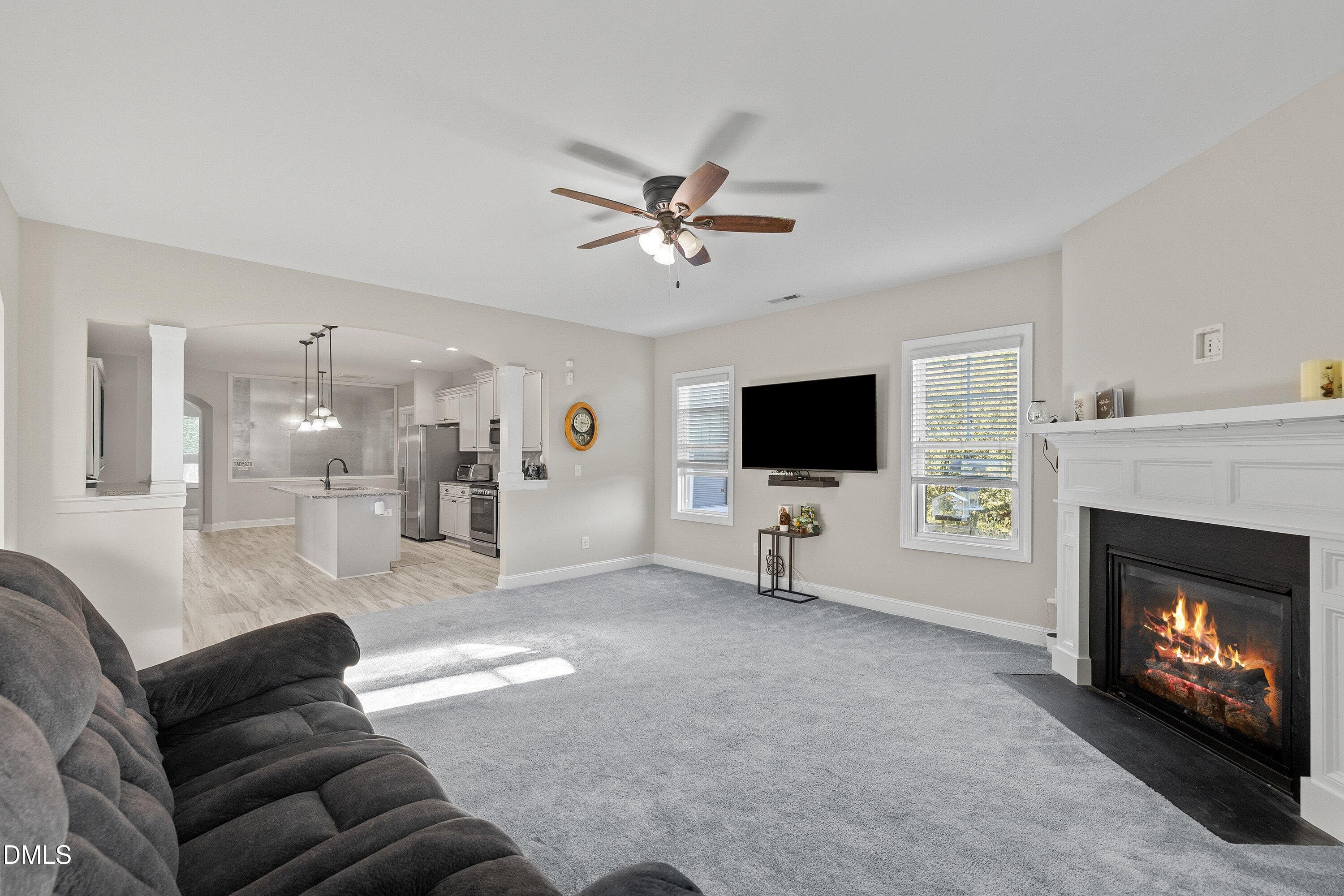 Living Room - 4300 Glengrove Road, Raleigh, NC 27616