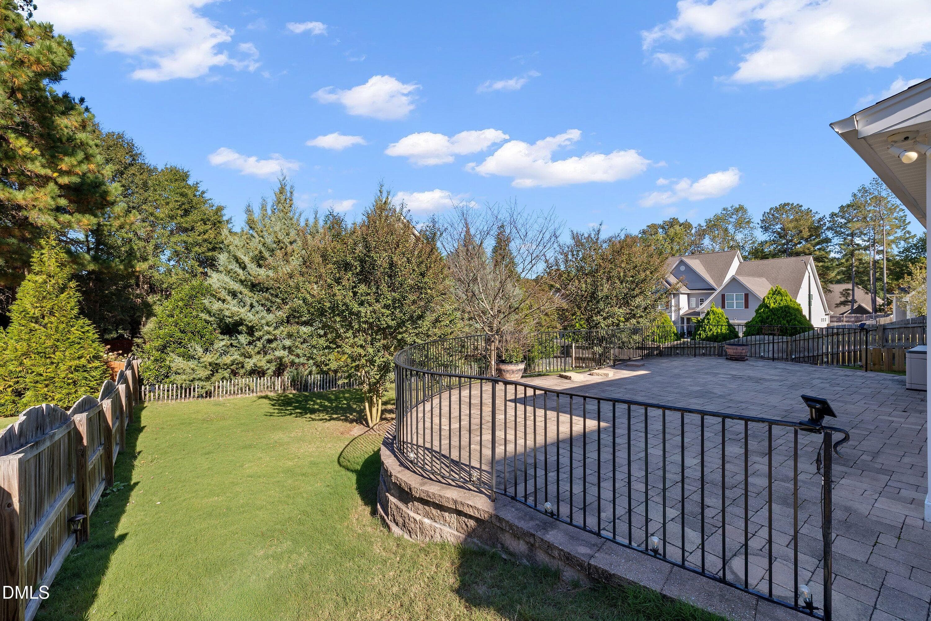 Back yard - 4300 Glengrove Road, Raleigh, NC 27616