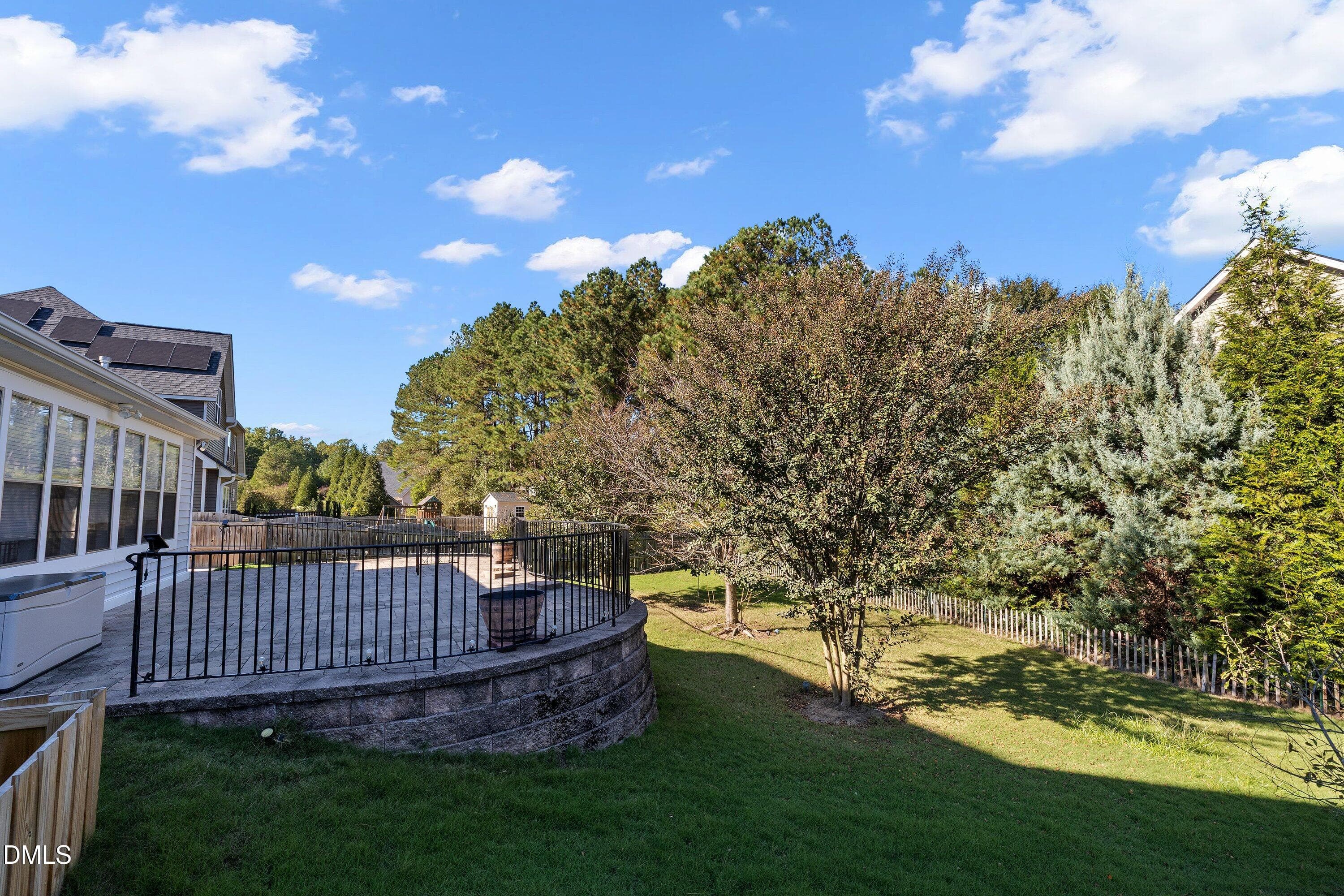 Back yard - 4300 Glengrove Road, Raleigh, NC 27616