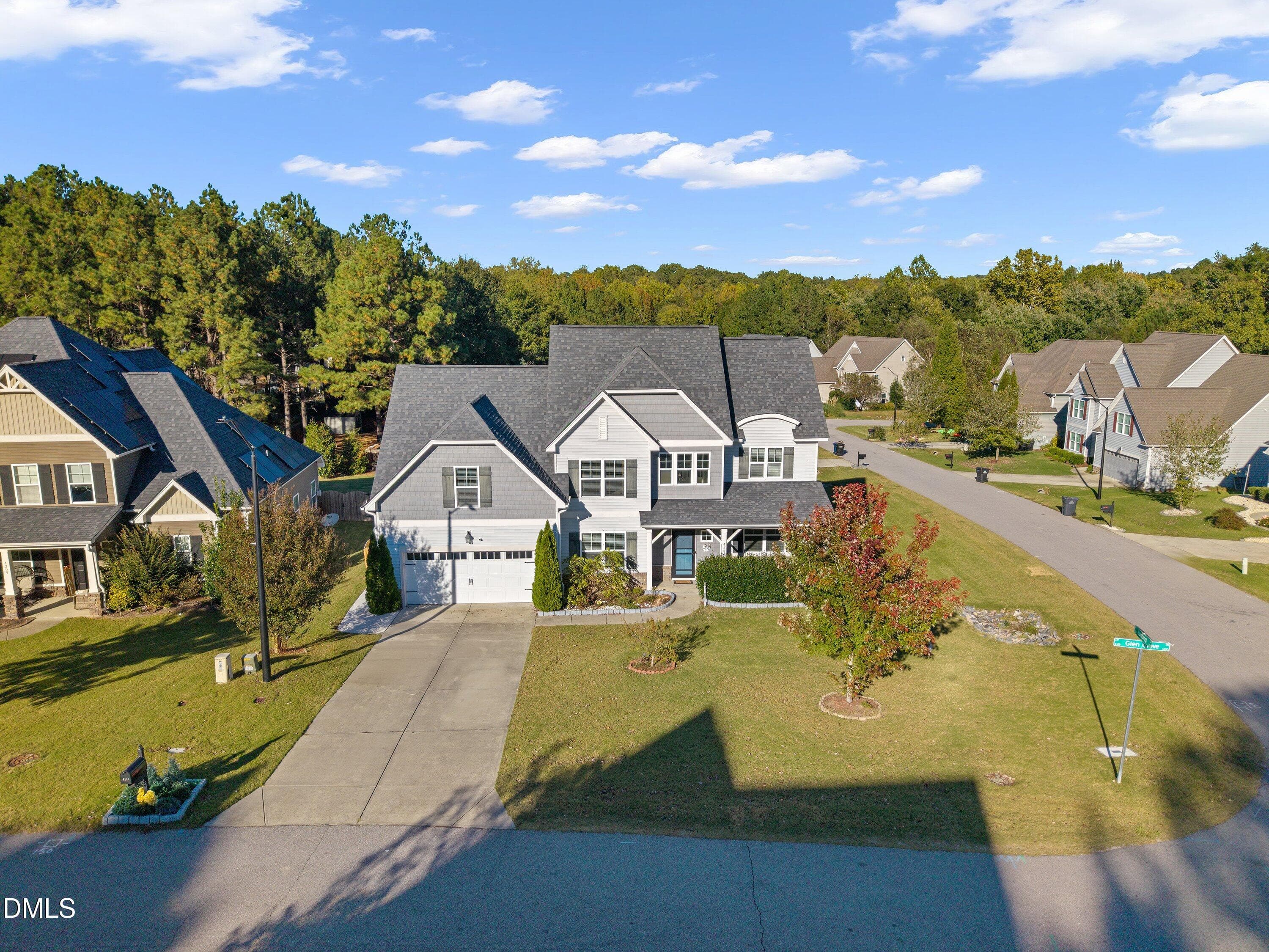 Aerial View - 4300 Glengrove Road, Raleigh, NC 27616