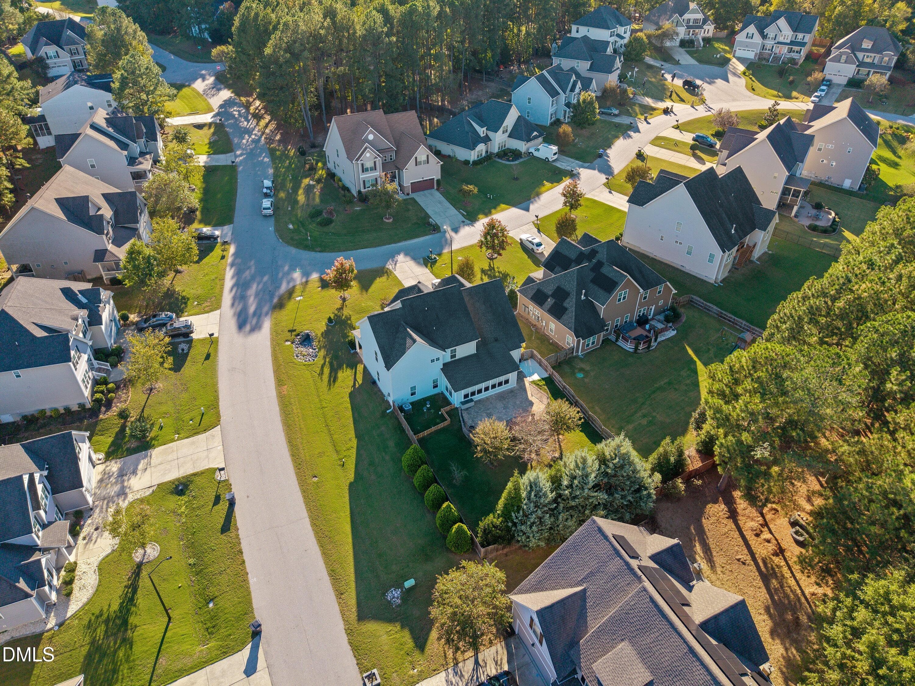 Aerial View - 4300 Glengrove Road, Raleigh, NC 27616
