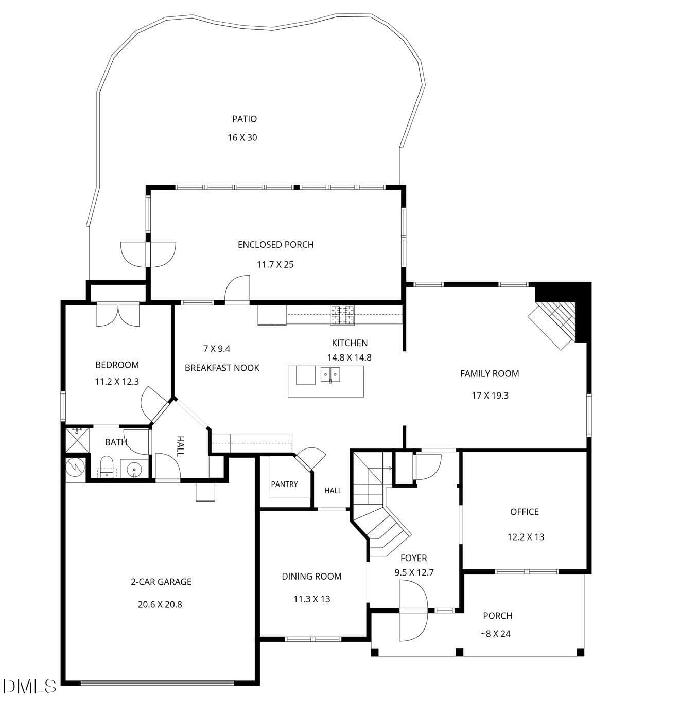 Floor 1 - 4300 Glengrove Road, Raleigh, NC 27616