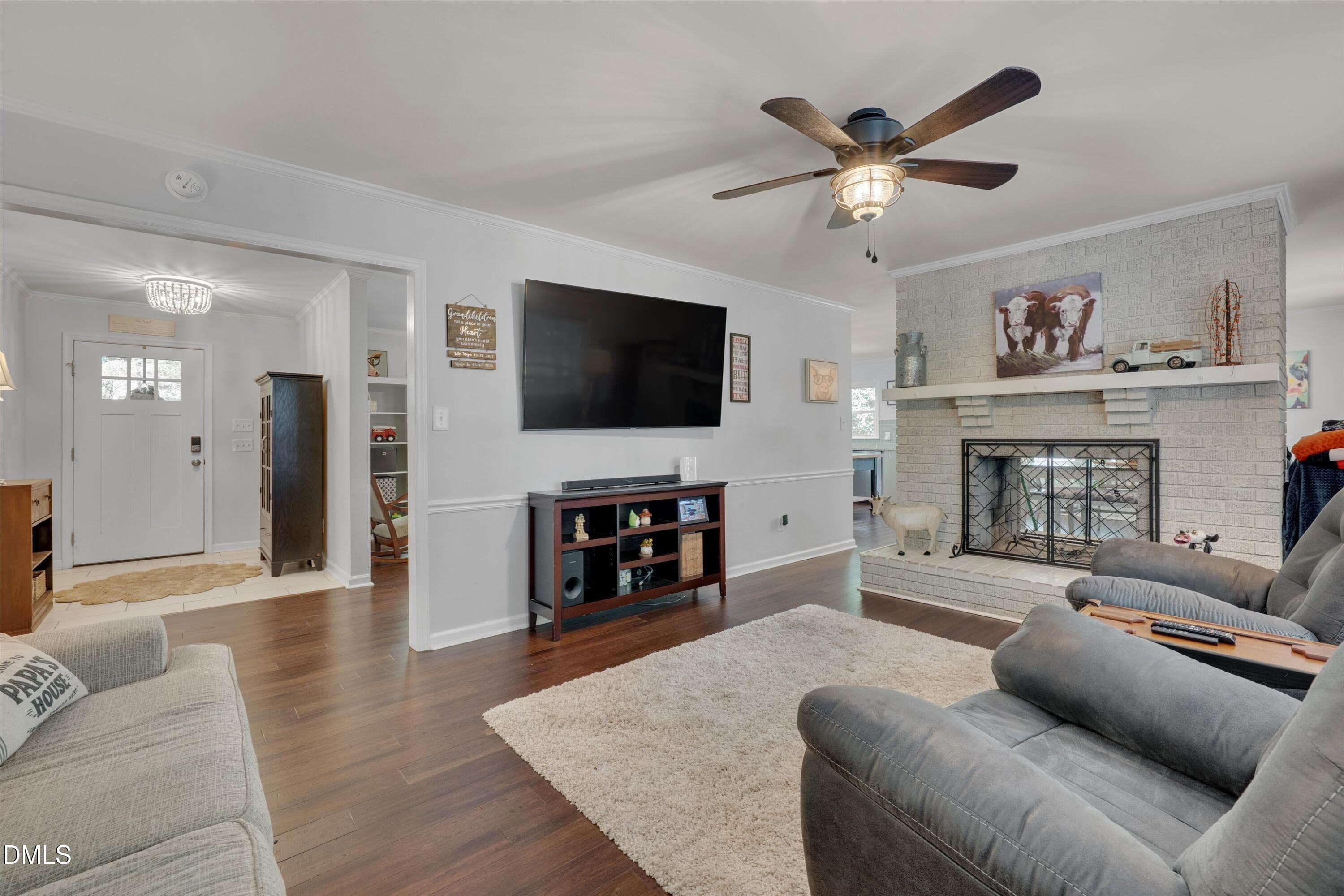 Double Side Fireplace - 408 Lake Winds Trail, Rougemont, NC 27572