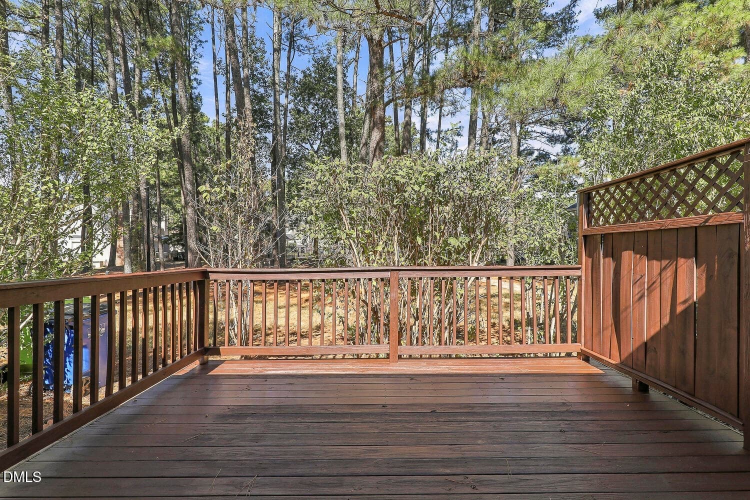 Back Deck overlooks Common Area - 5413 Sharpe Drive, Raleigh, NC 27612