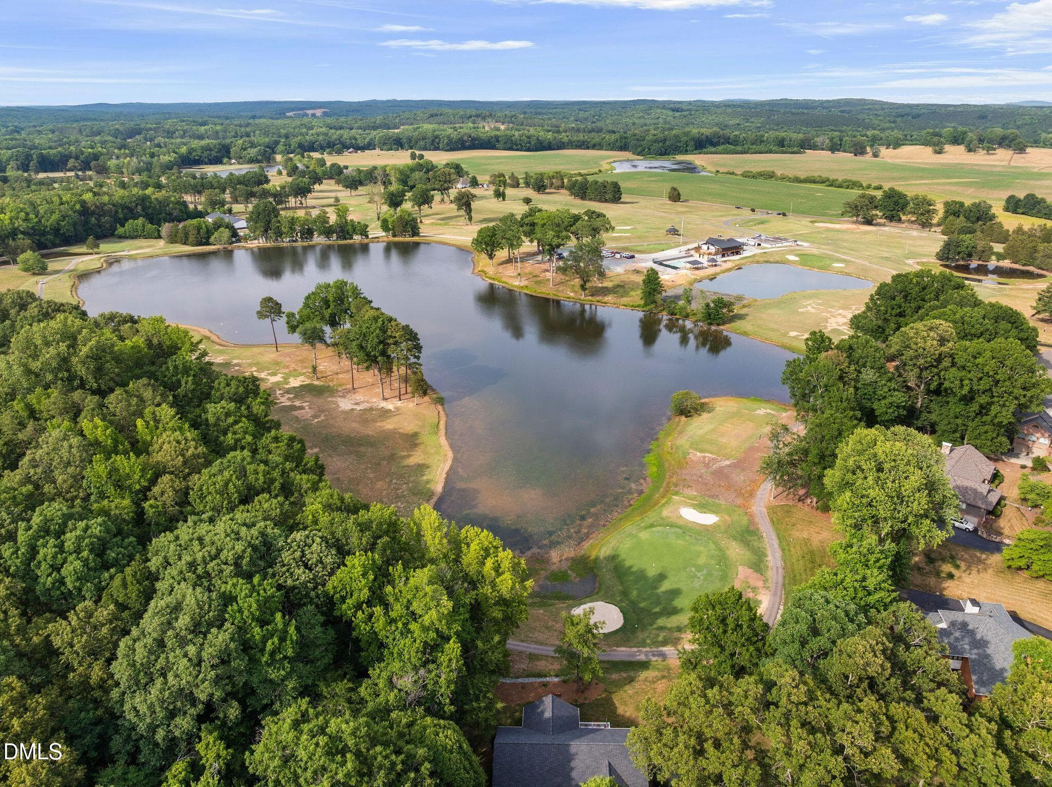 Aerial View - 408 Lake Winds Trail, Rougemont, NC 27572