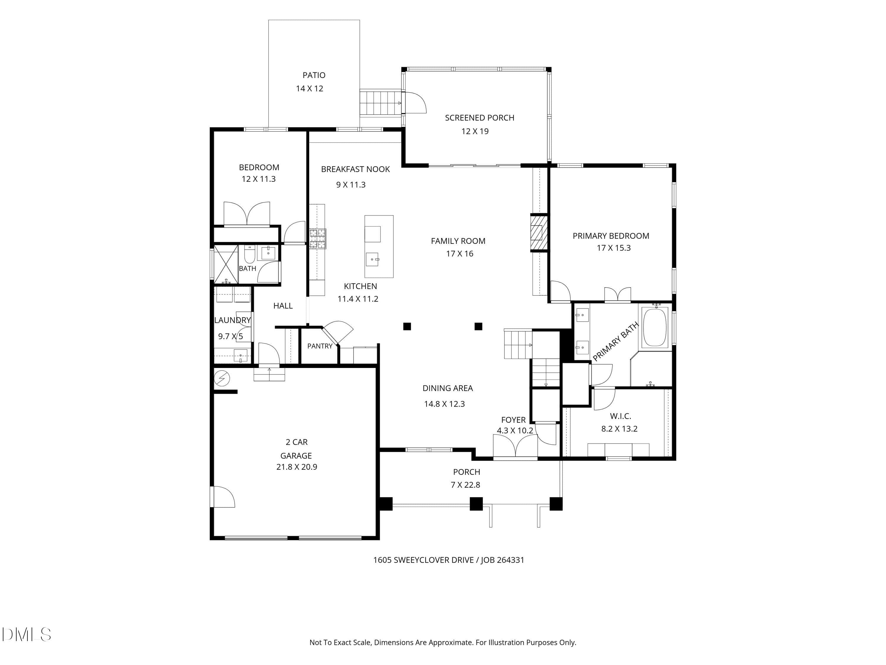 Plan - 1605 Sweetclover Drive, Wake Forest, NC 27587