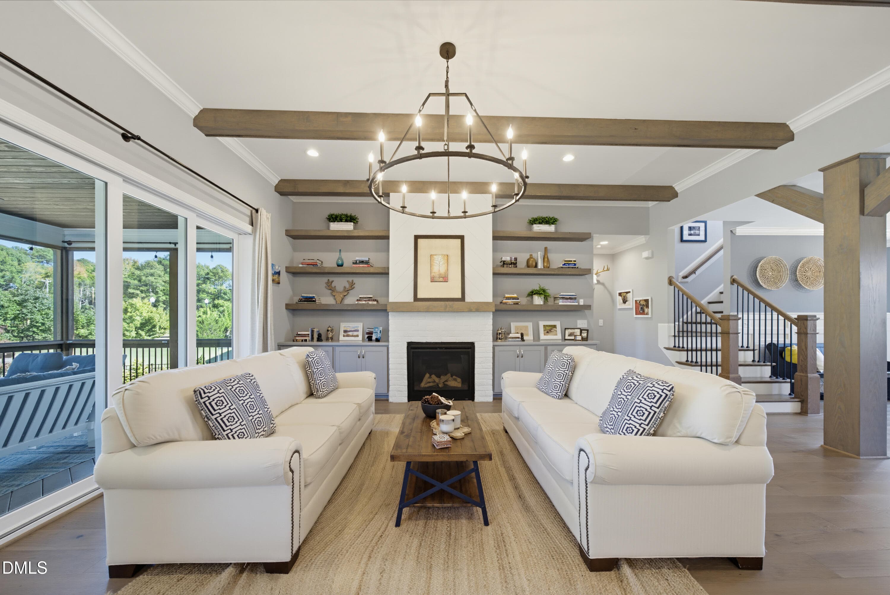 Living Room - 1605 Sweetclover Drive, Wake Forest, NC 27587