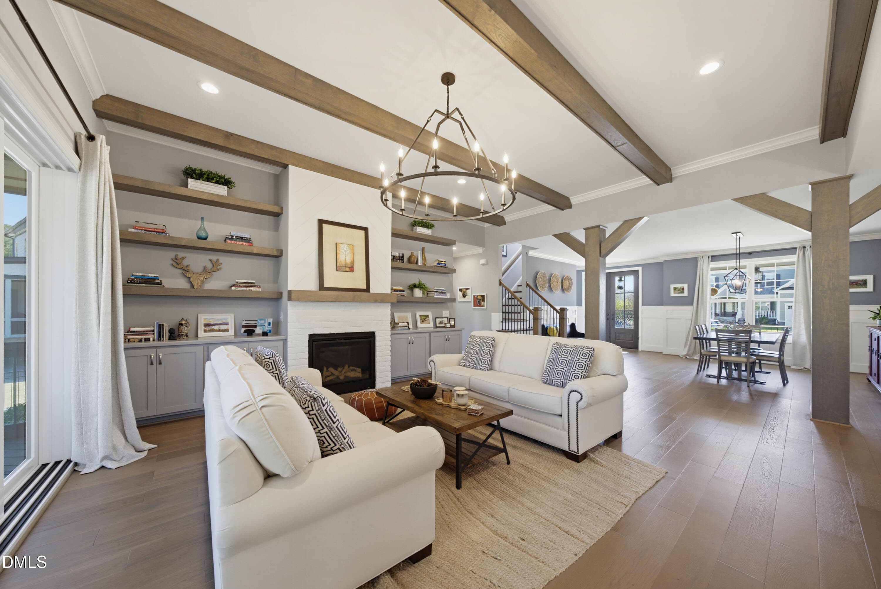 Living Room - 1605 Sweetclover Drive, Wake Forest, NC 27587