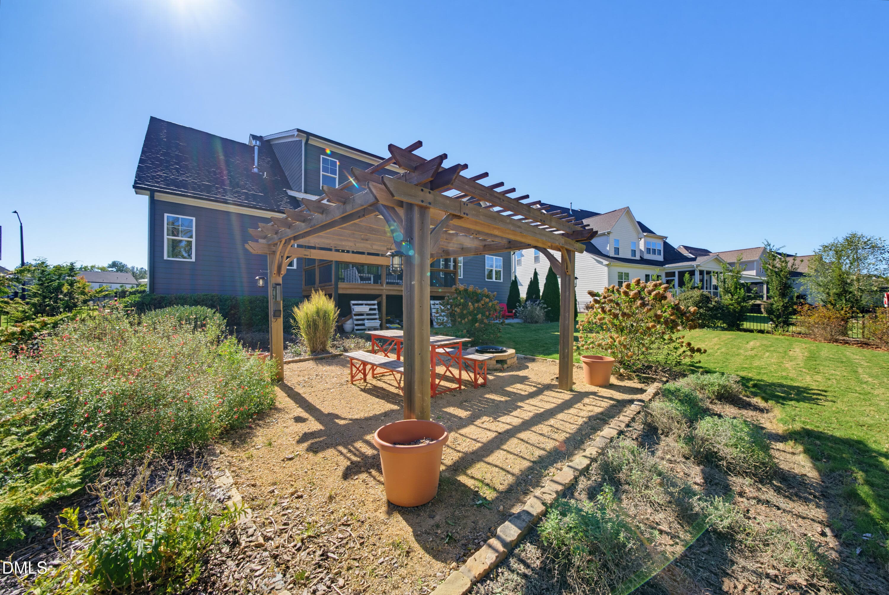Pergola - 1605 Sweetclover Drive, Wake Forest, NC 27587