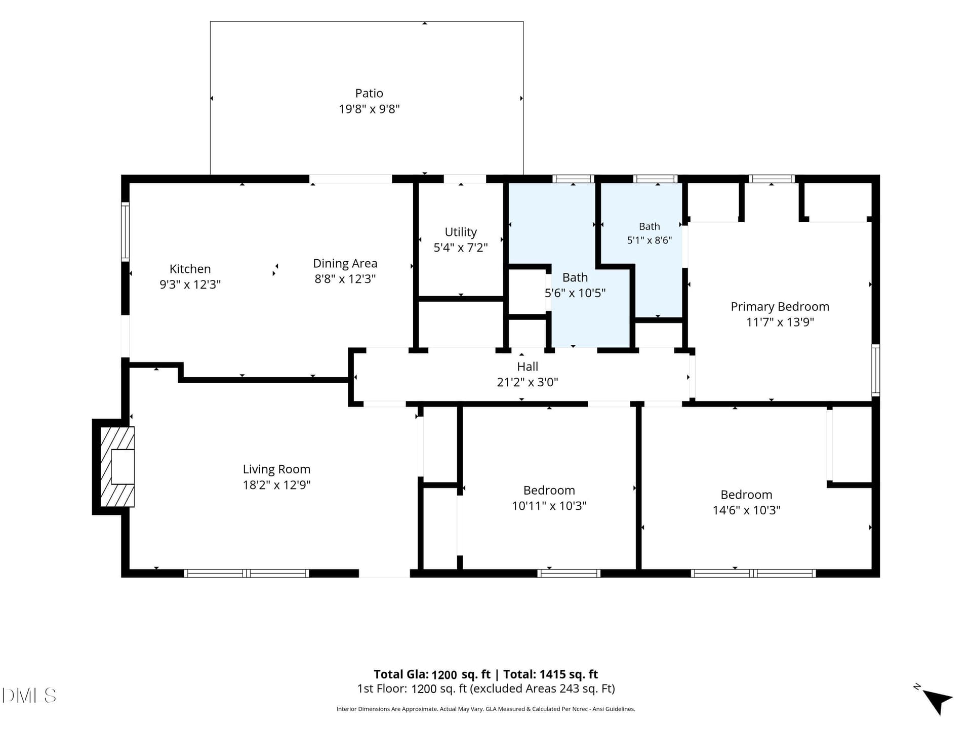 all_floors_5411_revere_road_durham_with_ - 5411 Revere Road, Durham, NC 27713