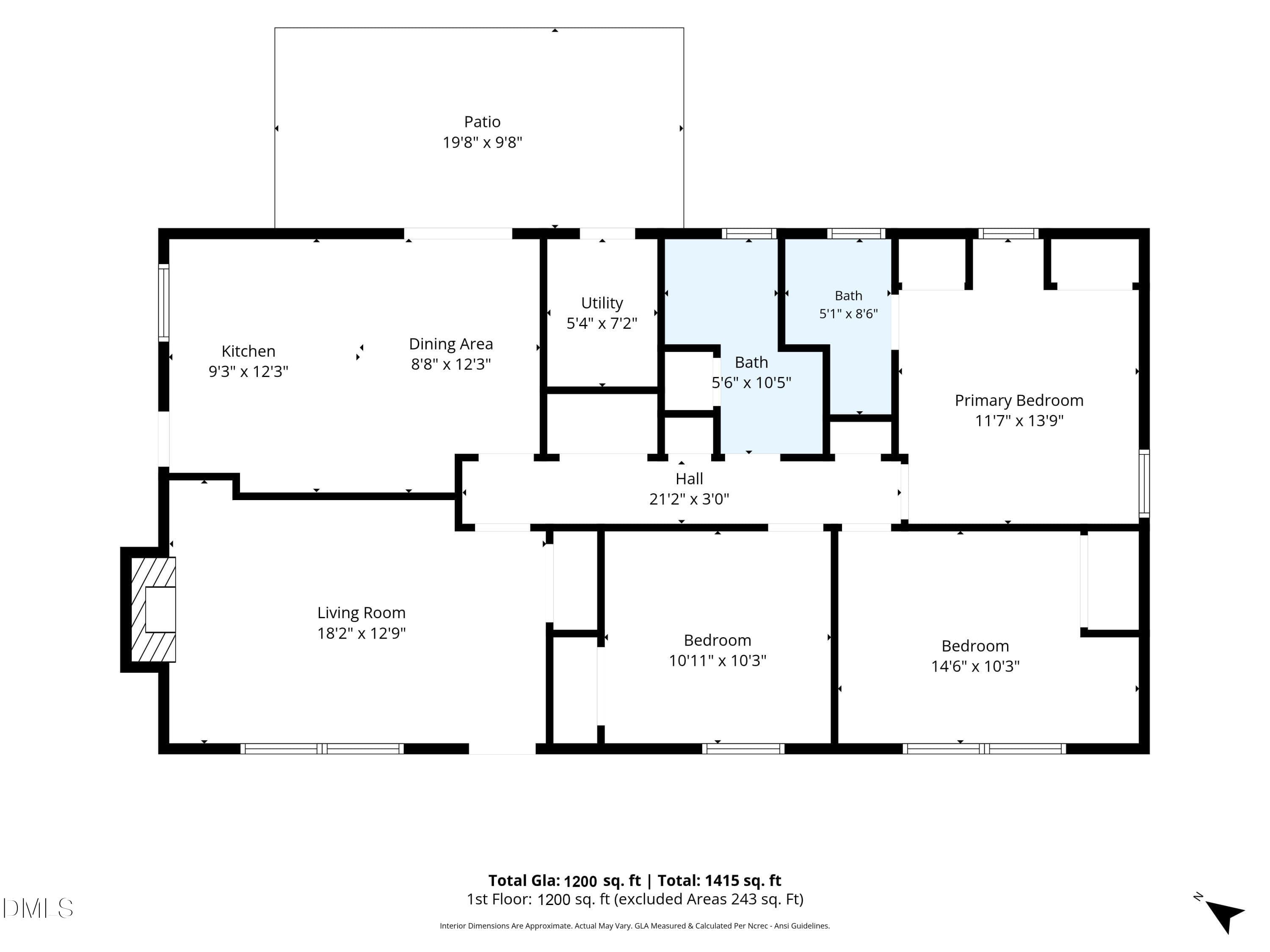 all_floors_5411_revere_road_durham_with_ - 5411 Revere Road, Durham, NC 27713