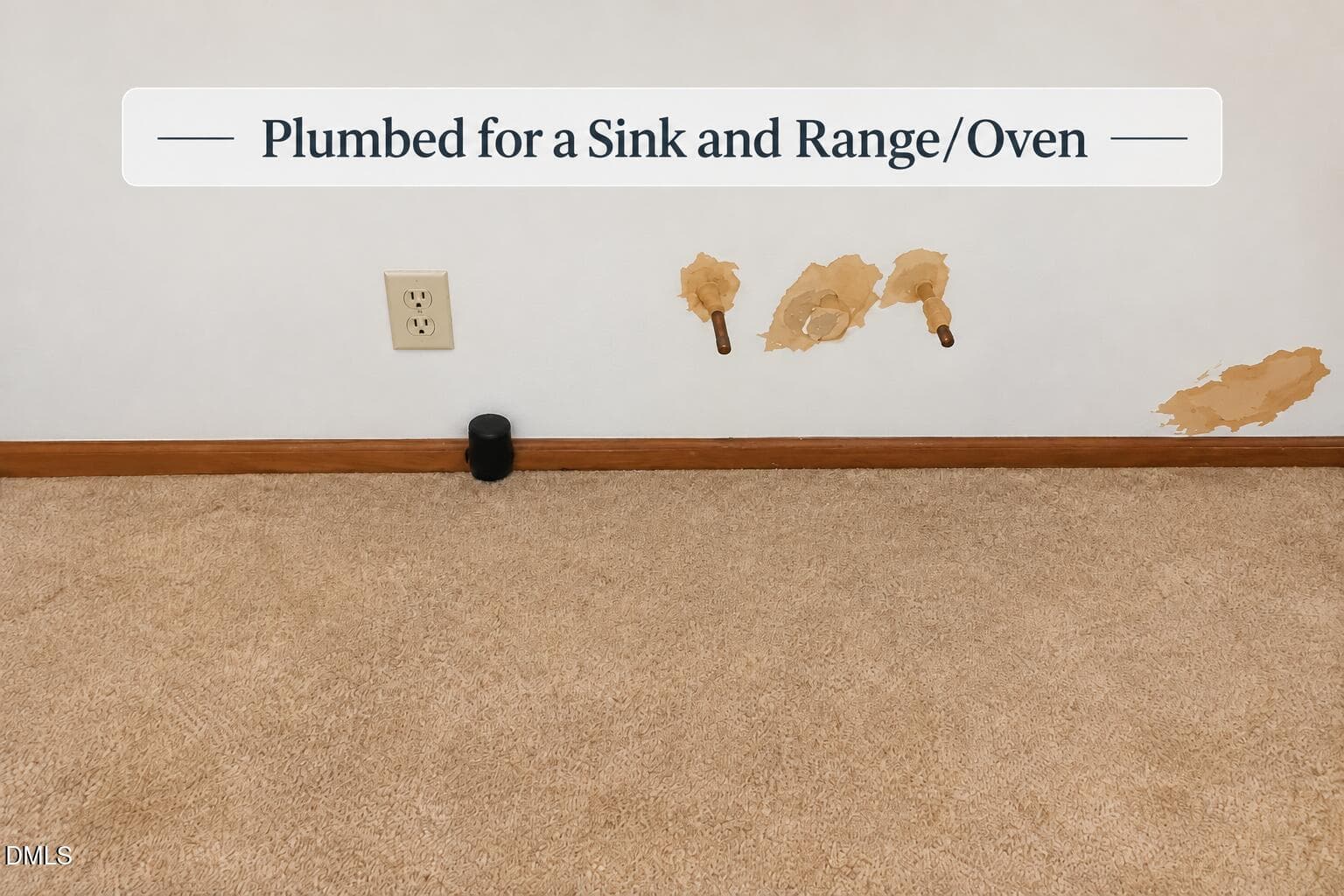 Plumbed for Sink and Range_Oven - 2708 Cartier Drive, Raleigh, NC 27608