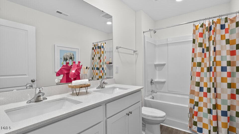 HALLWAY BATHROOM - 66 Richmond Run, Stem, NC 27581