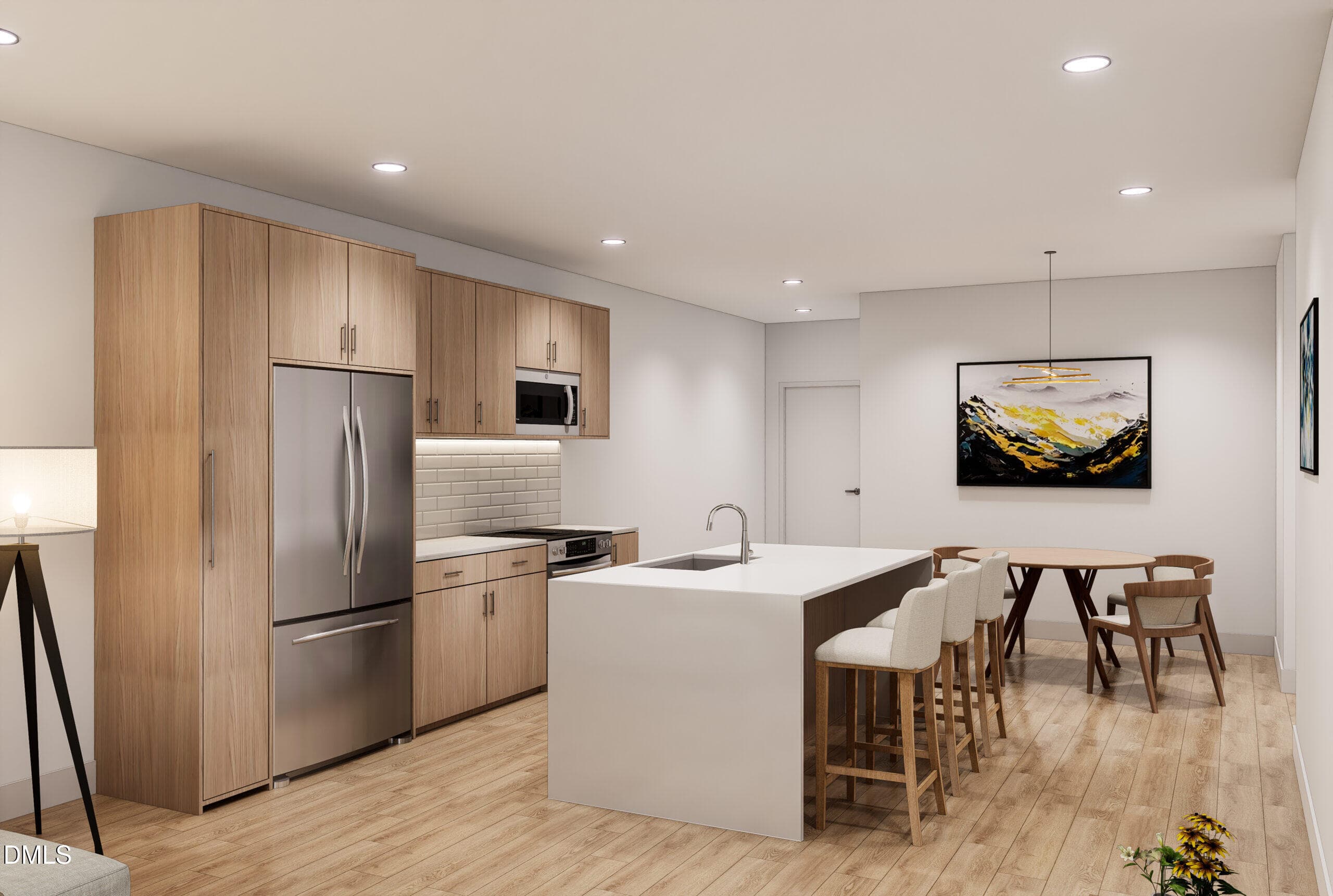 Kitchen-and-Dining-scaled - 709 E Lenoir Street 207, Raleigh, NC 27601