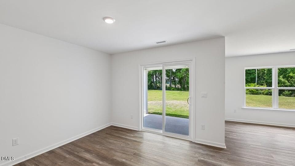 DINING ROOM AND REAR PATIO DOORS - 296 Holton Street, Wilsons Mills, NC 27577