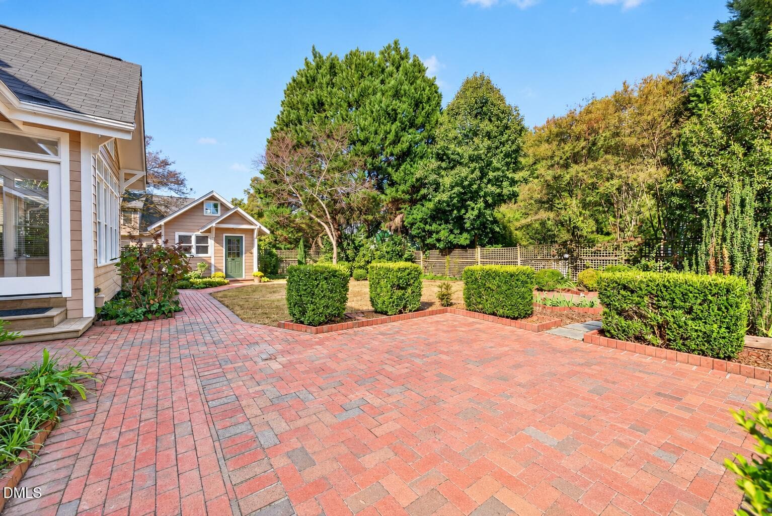 Sunlit Suburban Garden Patio without sha - 1705 Oakboro Drive, Raleigh, NC 27614