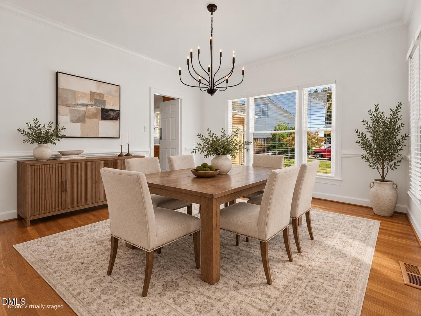 virtual dining room - 1705 Oakboro Drive, Raleigh, NC 27614