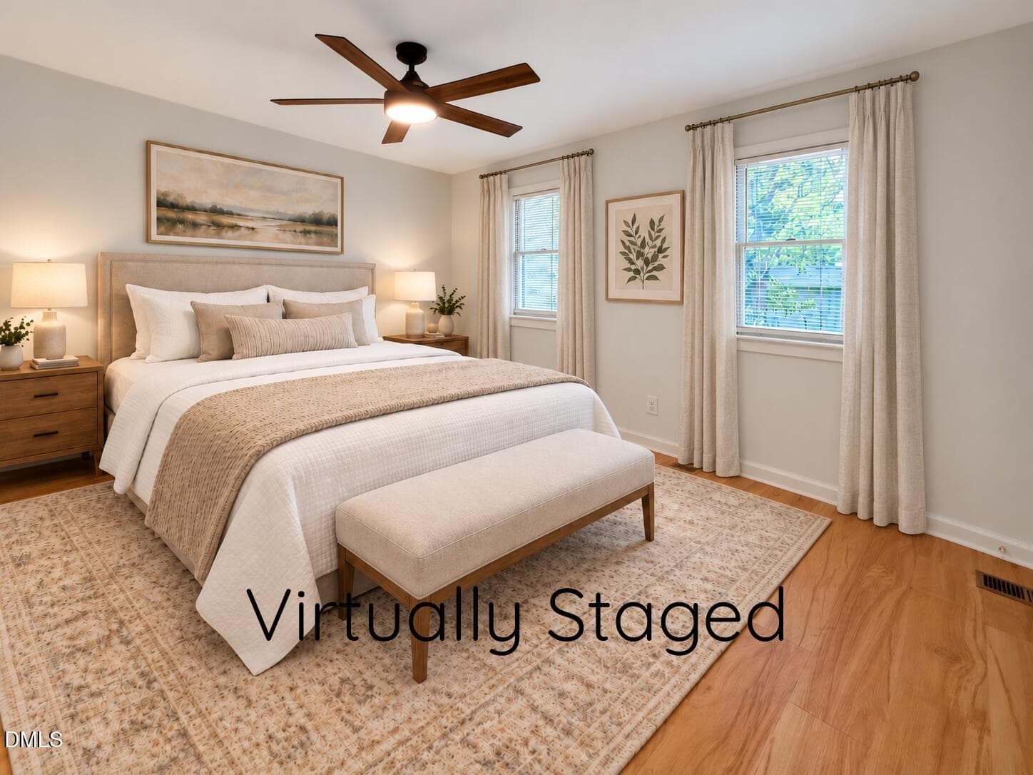 Staghorn Bedroom 1 VS - 7009 Staghorn Lane, Raleigh, NC 27615