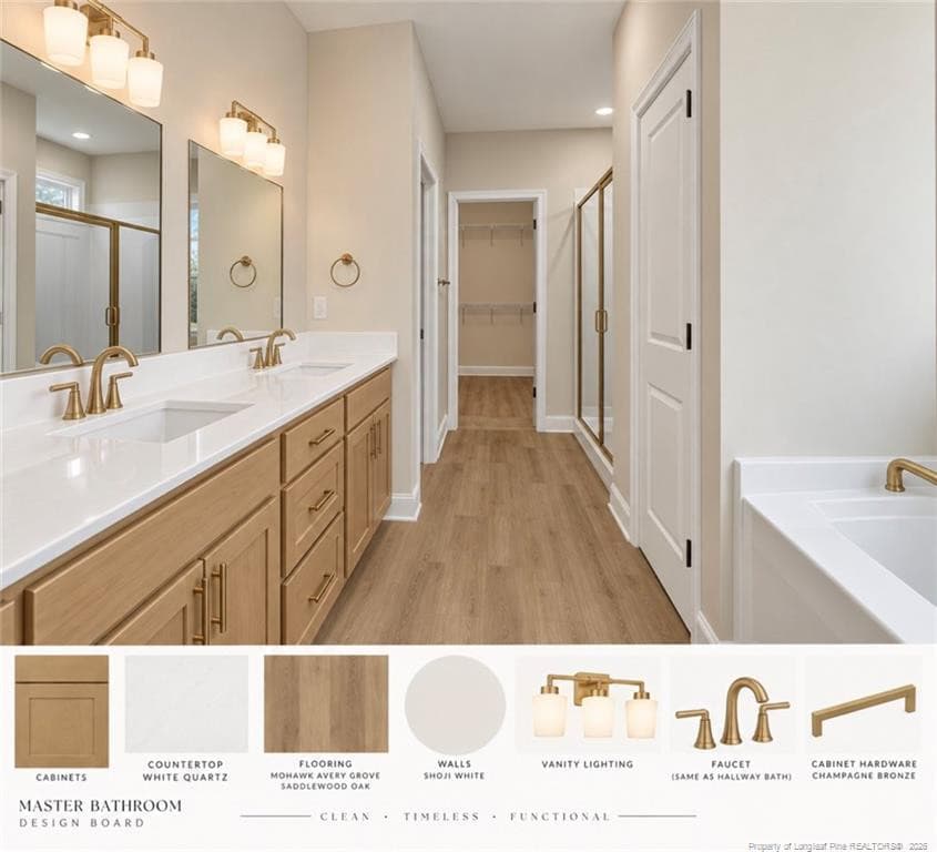 Master bathroom mock - 4741 Slew Drive, Hope Mills, NC 28348
