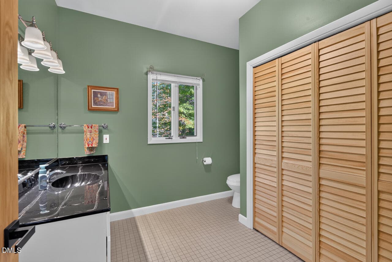 half bath laundry - 1070 Foxcliff Drive, Mebane, NC 27302