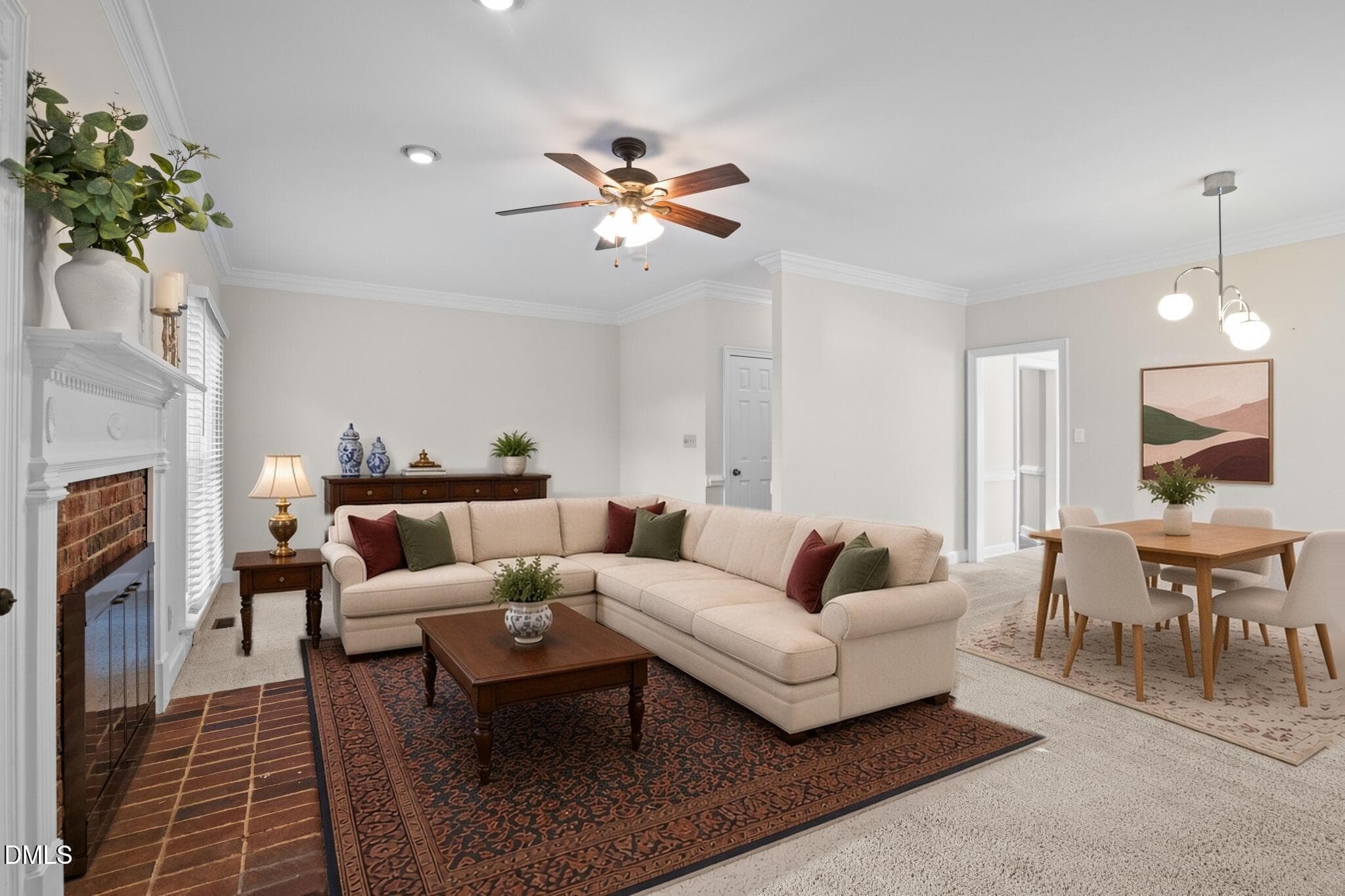 11-family-dining-view - 8338 Wycombe Lane, Raleigh, NC 27615