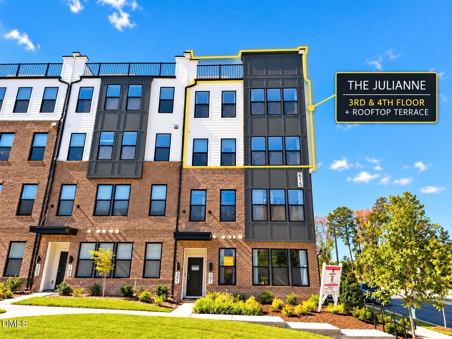 Location of Home in Building - 615 Hedrick Rdg Road 301, Cary, NC 27519