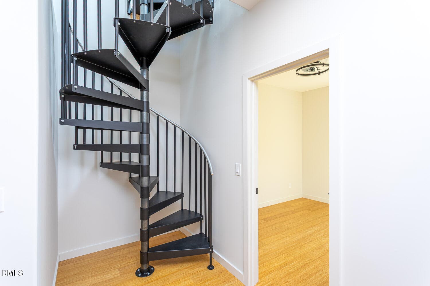 18 - Spiral staircase to penthouse - 209 Freeman Street, Raleigh, NC 27601