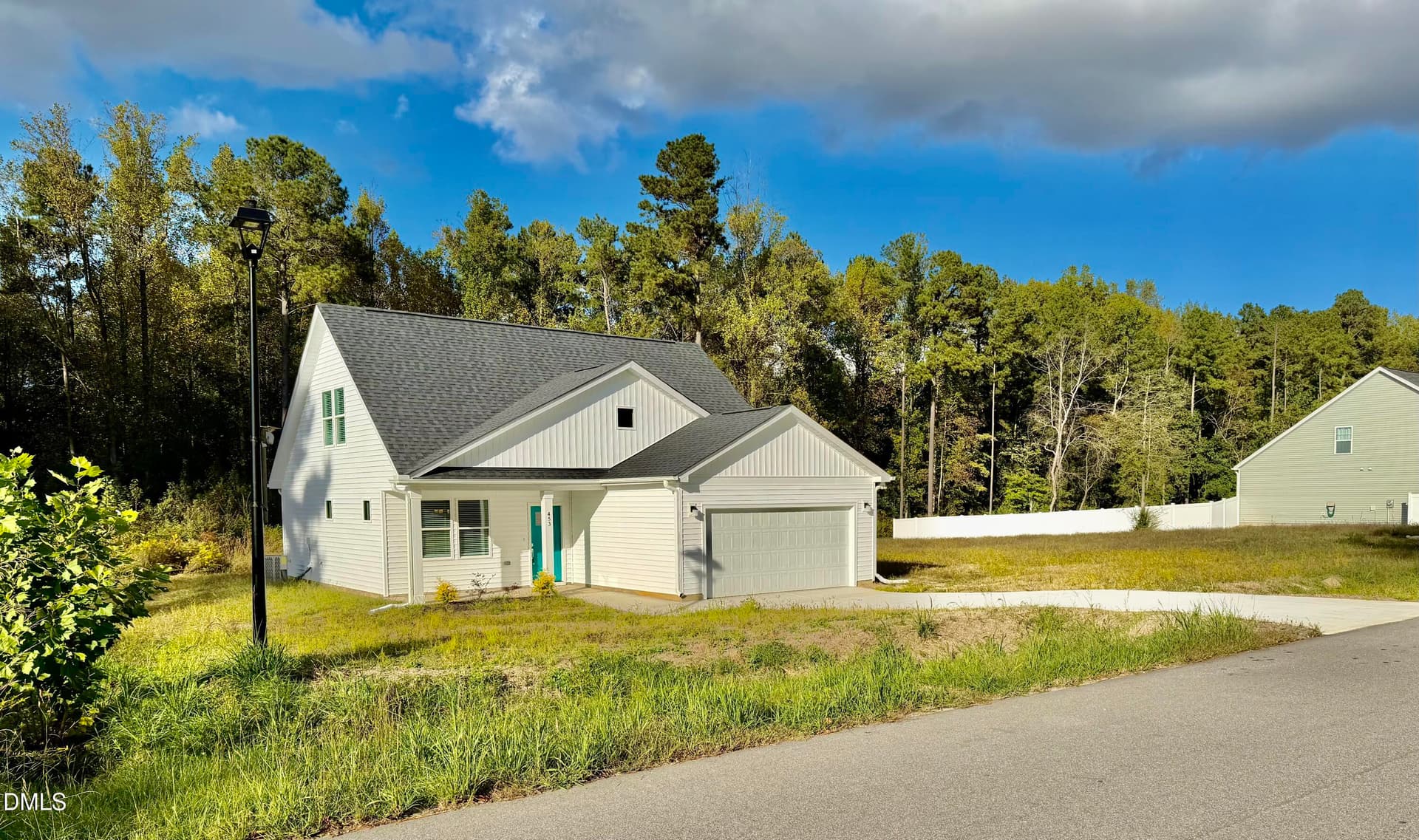 Front + Side Yd. - 453 Queenstown Drive, Princeton, NC 27569