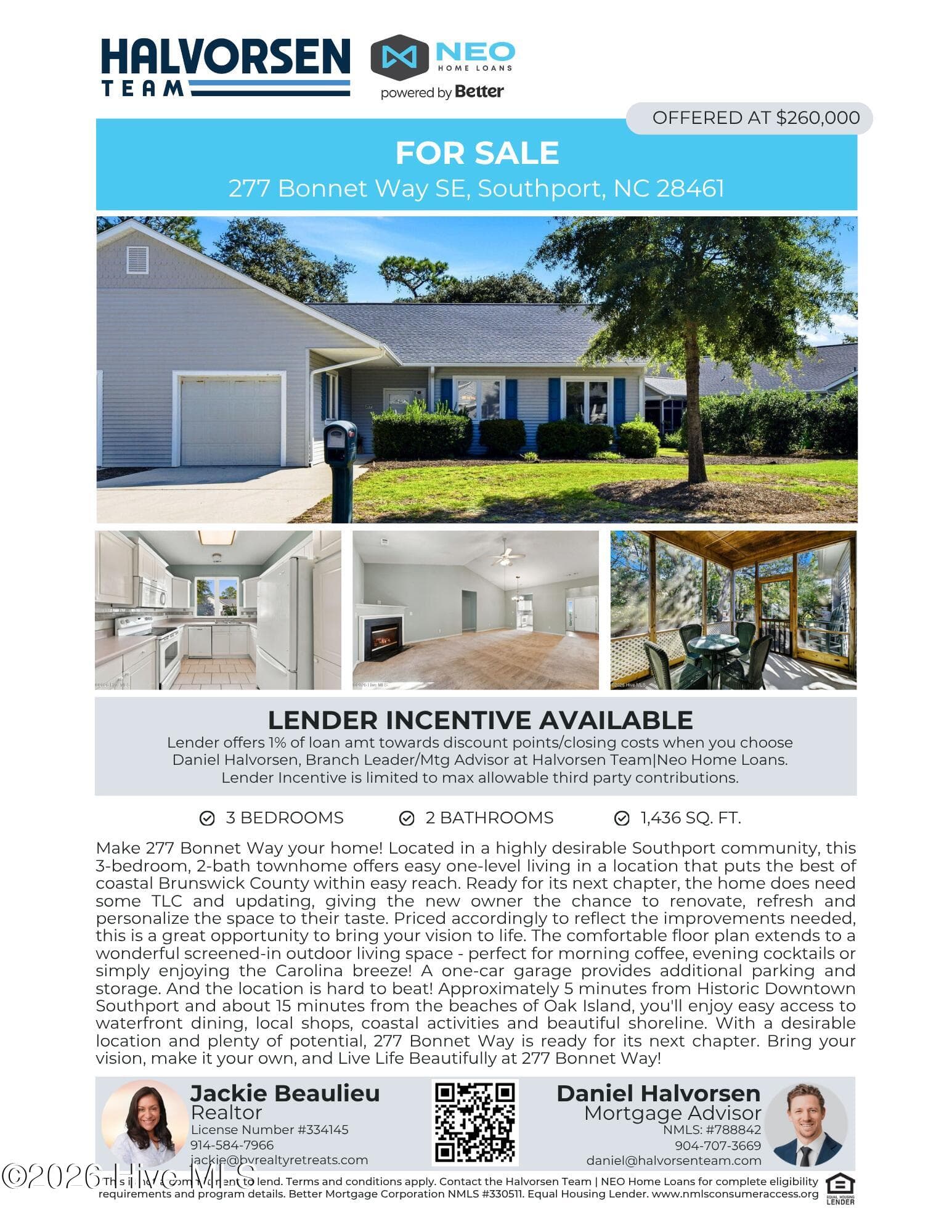 Townhouse at 277 Bonnet Way SE, Southport, NC 28461, photo 2 of 34