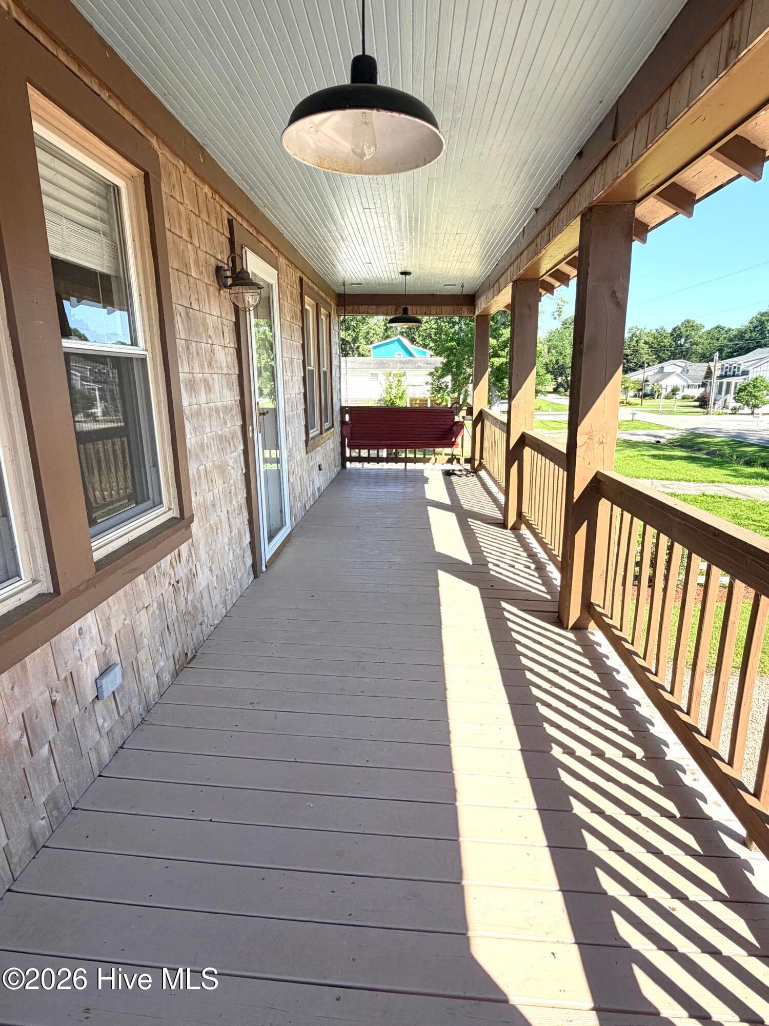 front porch upstairs - 2704 Waccamaw Shores Road, Lake Waccamaw, NC 28450