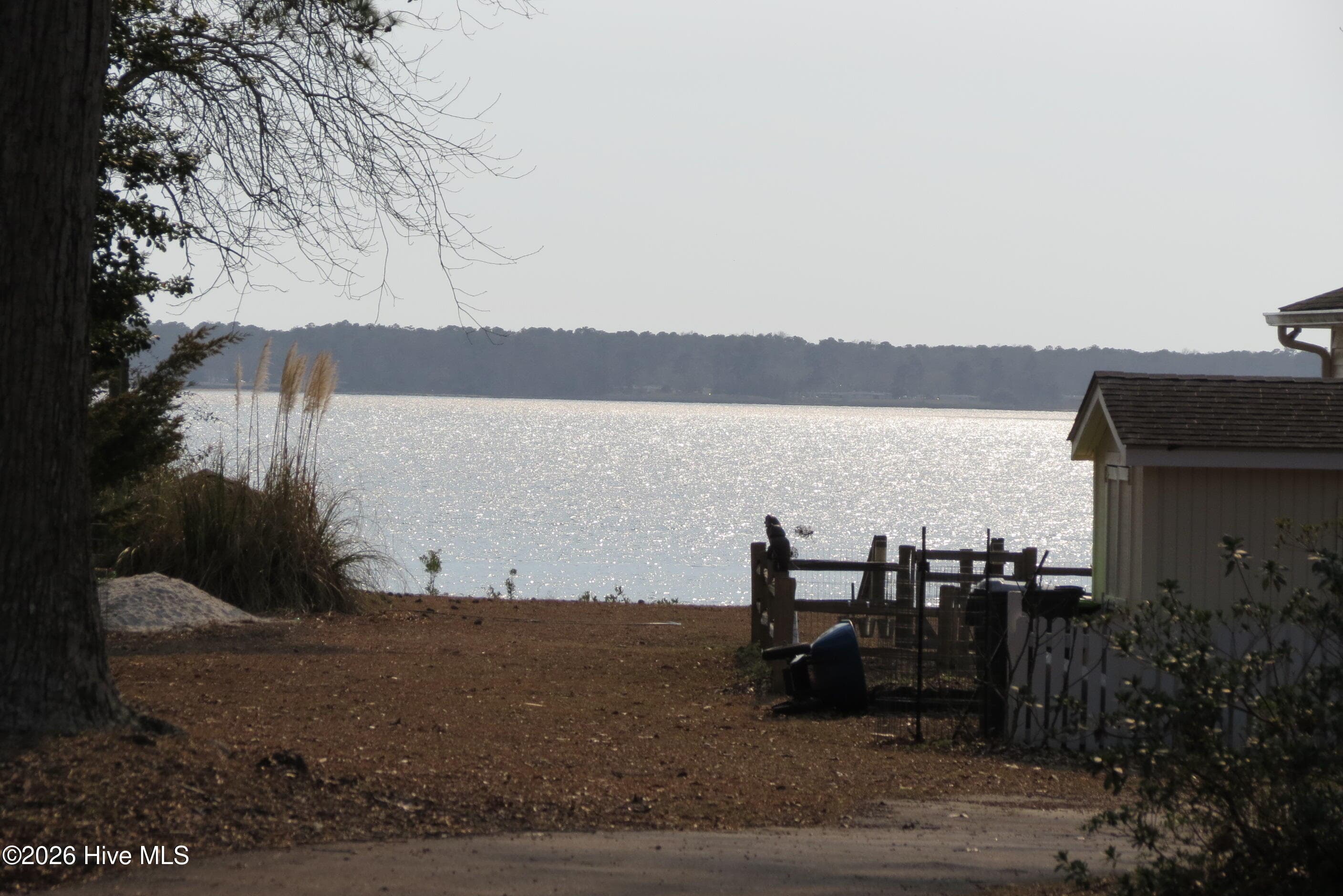 The nearby Neuse River - *Photo taken from separately -available, adjoining Lot 12 (Photo 1 of 2) - 135 Wilson Circle, Minnesott Beach, NC 28510