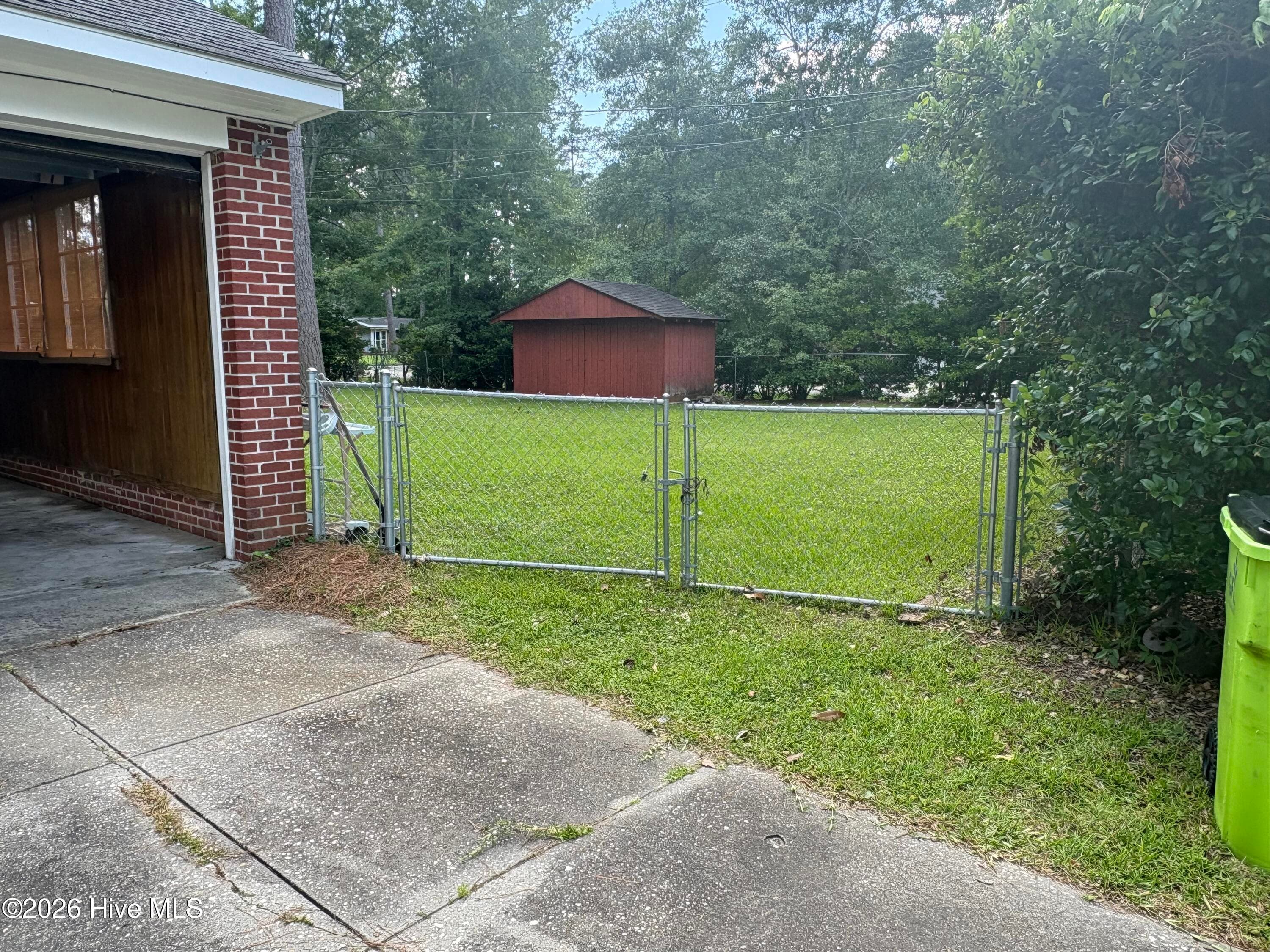 Enclosed fenced yard in rear. Perfect for children and pets - 125 Tucker Street, Whiteville, NC 28472