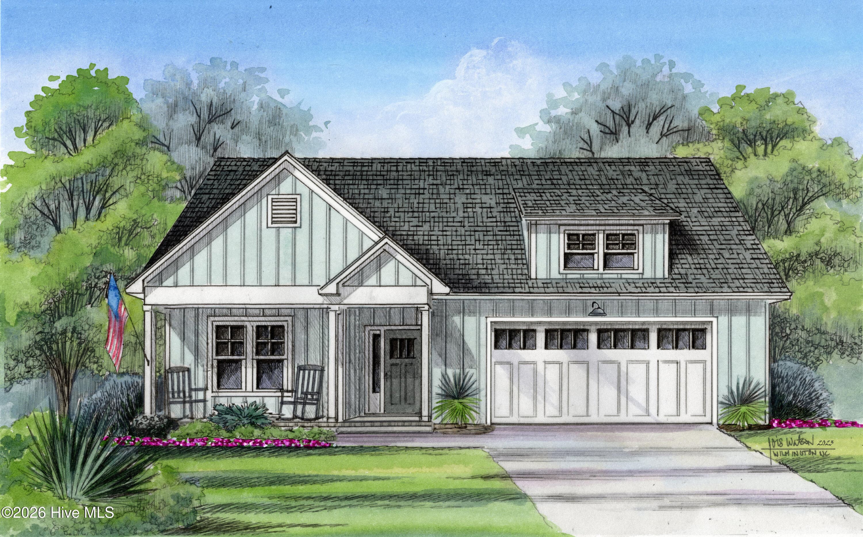 Rendering - 31 Currituck Court, Oriental, NC 28571