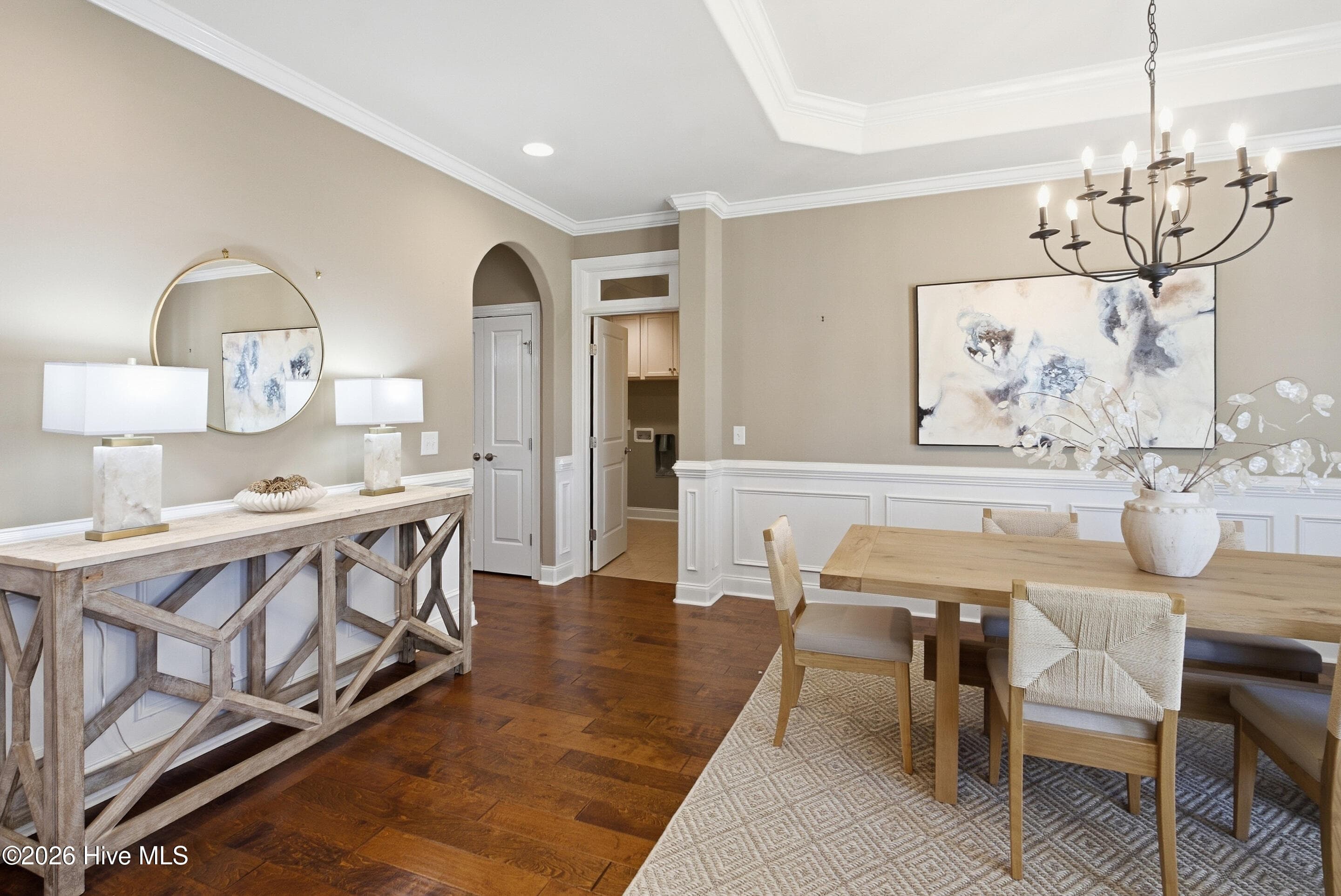 Dining room with direct access to kitchen - 2153 Forest View Circle, Leland, NC 28451
