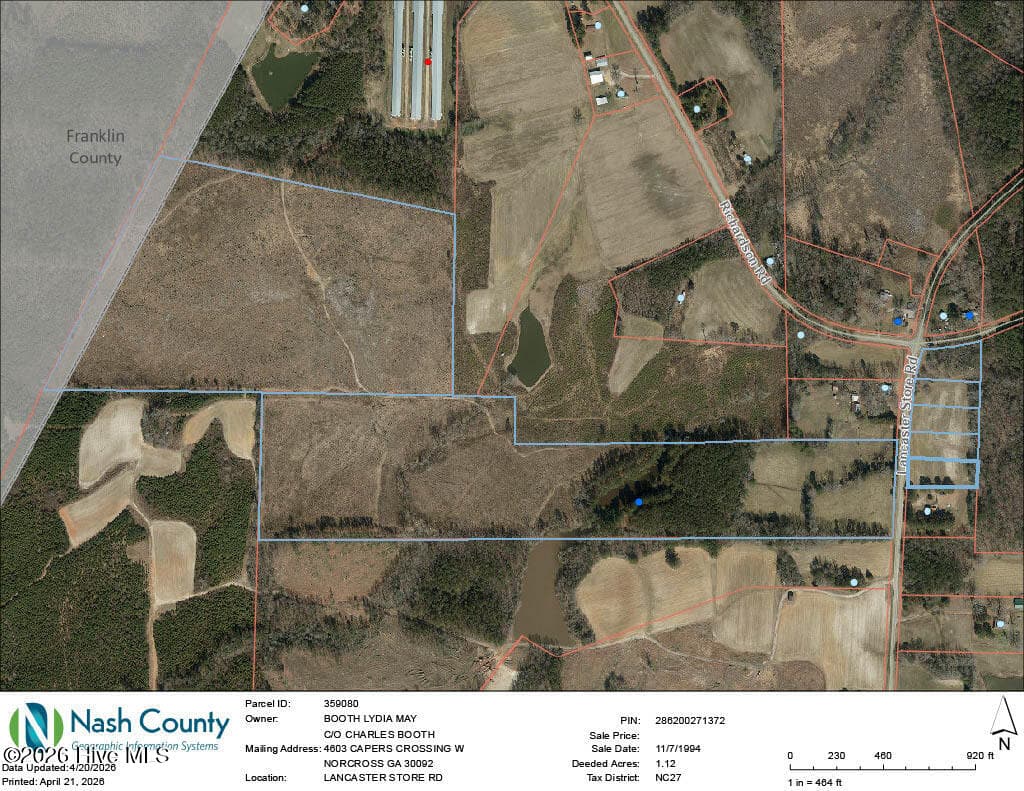 5570 Lancaster Store Road, Spring Hope, NC 27882