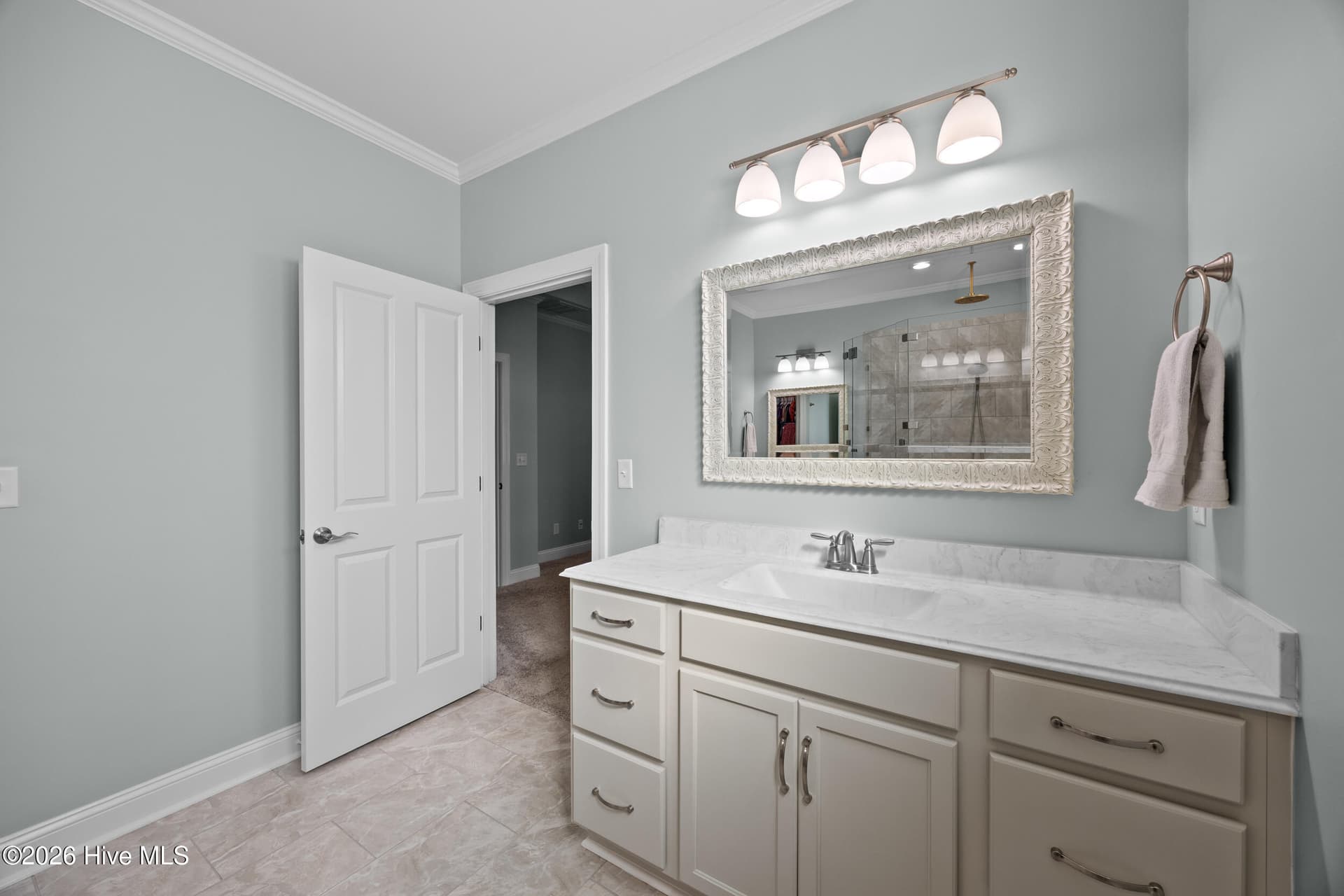 Primary Bathroom - 323 Crown Pointe Drive, Hampstead, NC 28443