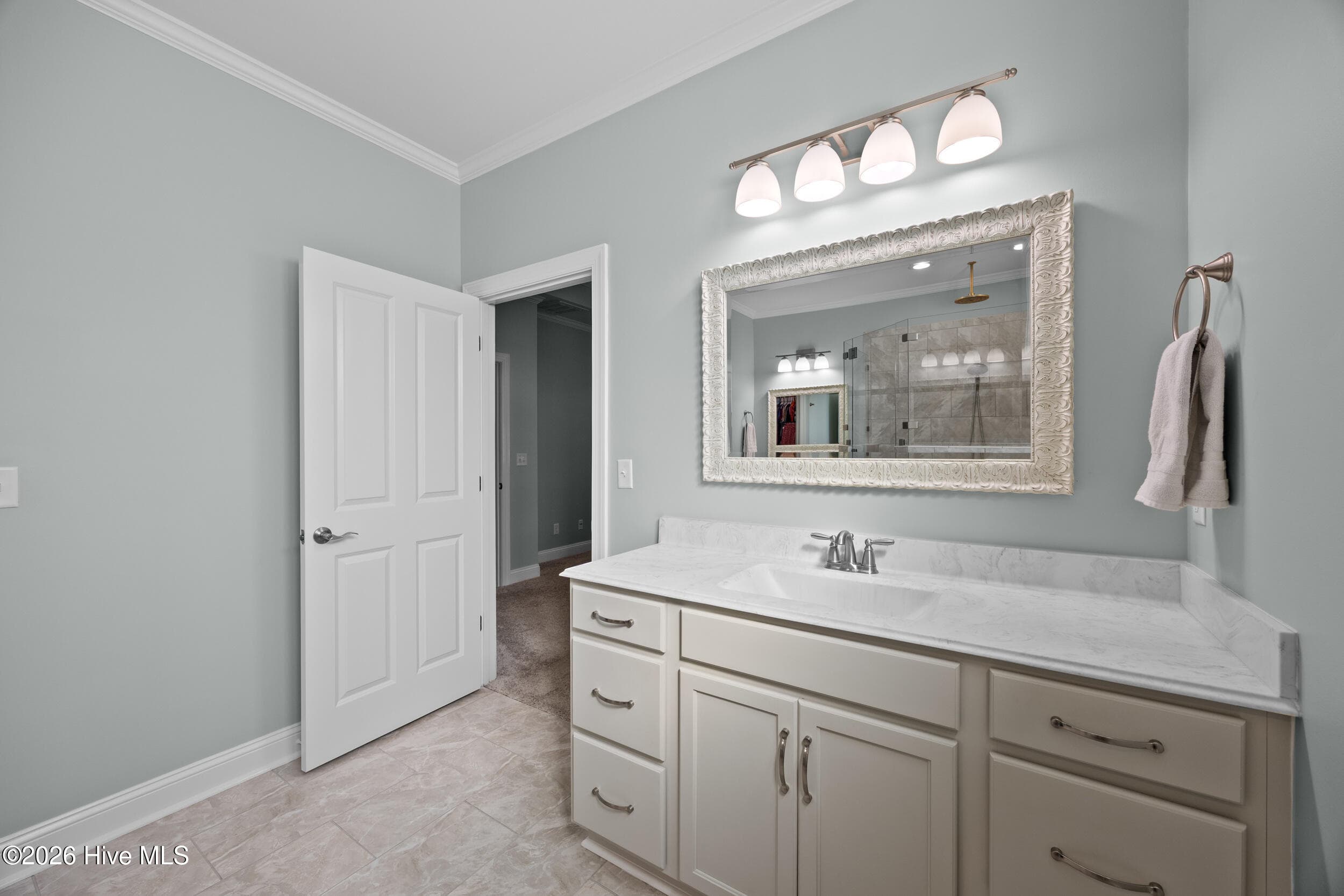 Primary Bathroom - 323 Crown Pointe Drive, Hampstead, NC 28443
