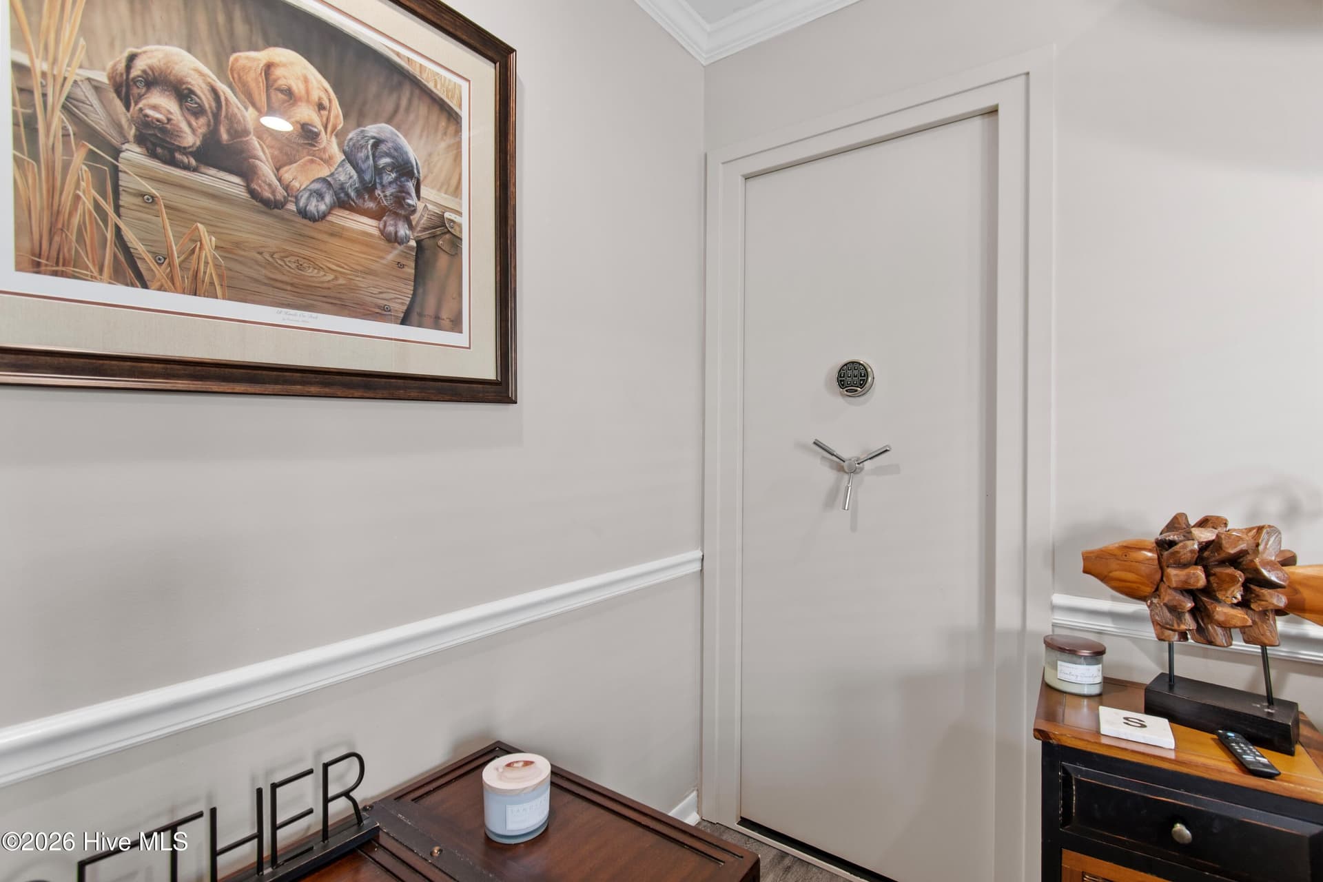 Built in safe in bedroom #2. - 2024 Camelot Drive SW, Ocean Isle Beach, NC 28469