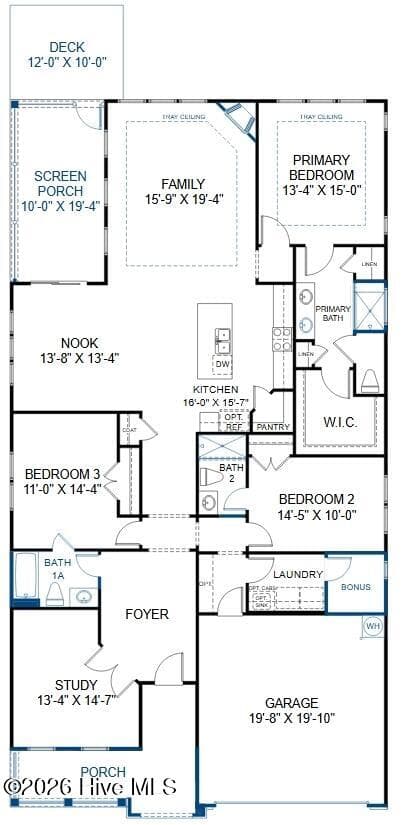 Meet the Buckley - photos are from builder's library and shown as an example only (colors, features and options will vary). - 243 Dona Drive, Carthage, NC 28327