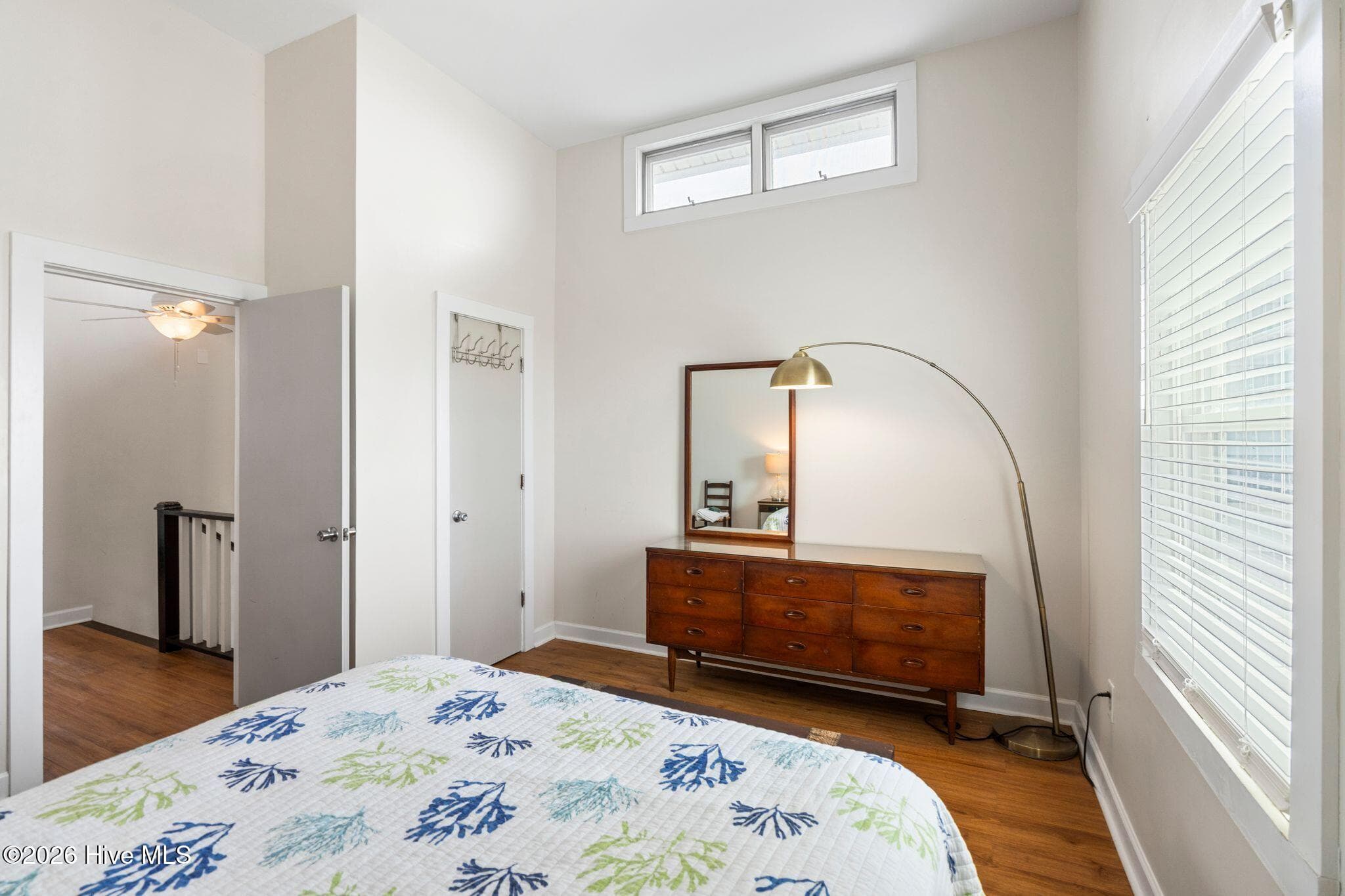 Beach-house bedrooms don't need to be complicated. - 129 S Anderson Boulevard A, Topsail Beach, NC 28445