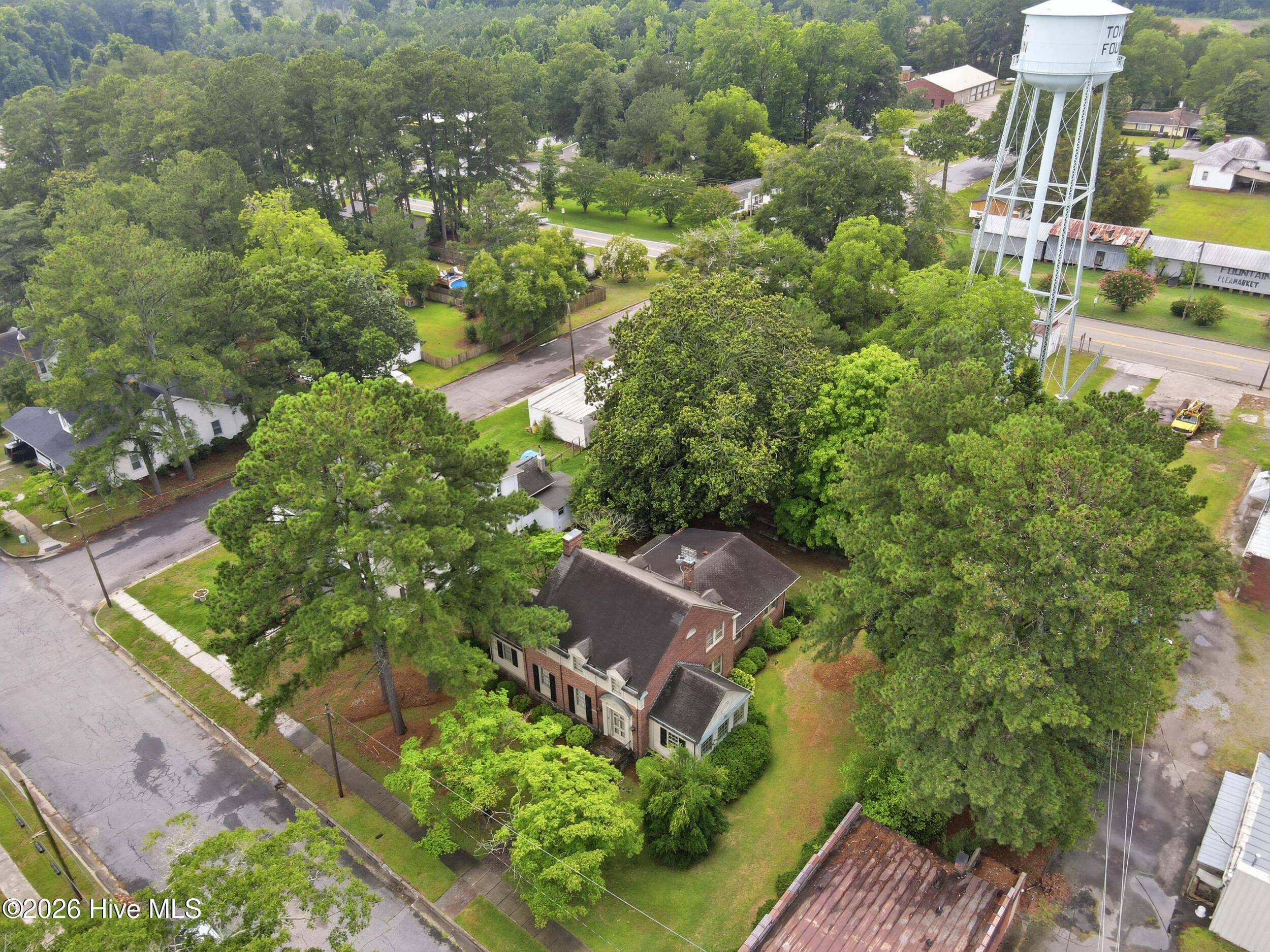 Aerial View - 3400 S Jefferson Street, Fountain, NC 27829