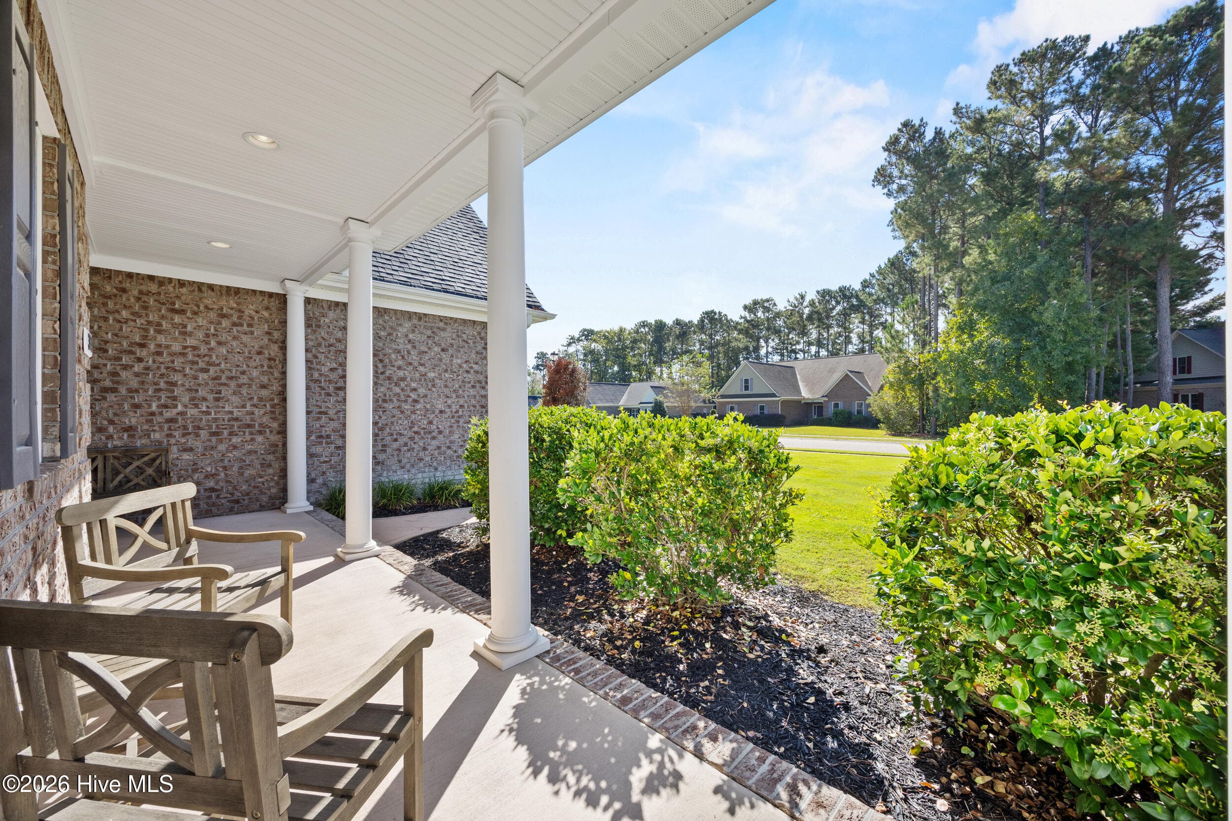 Front porch - 323 Crown Pointe Drive, Hampstead, NC 28443
