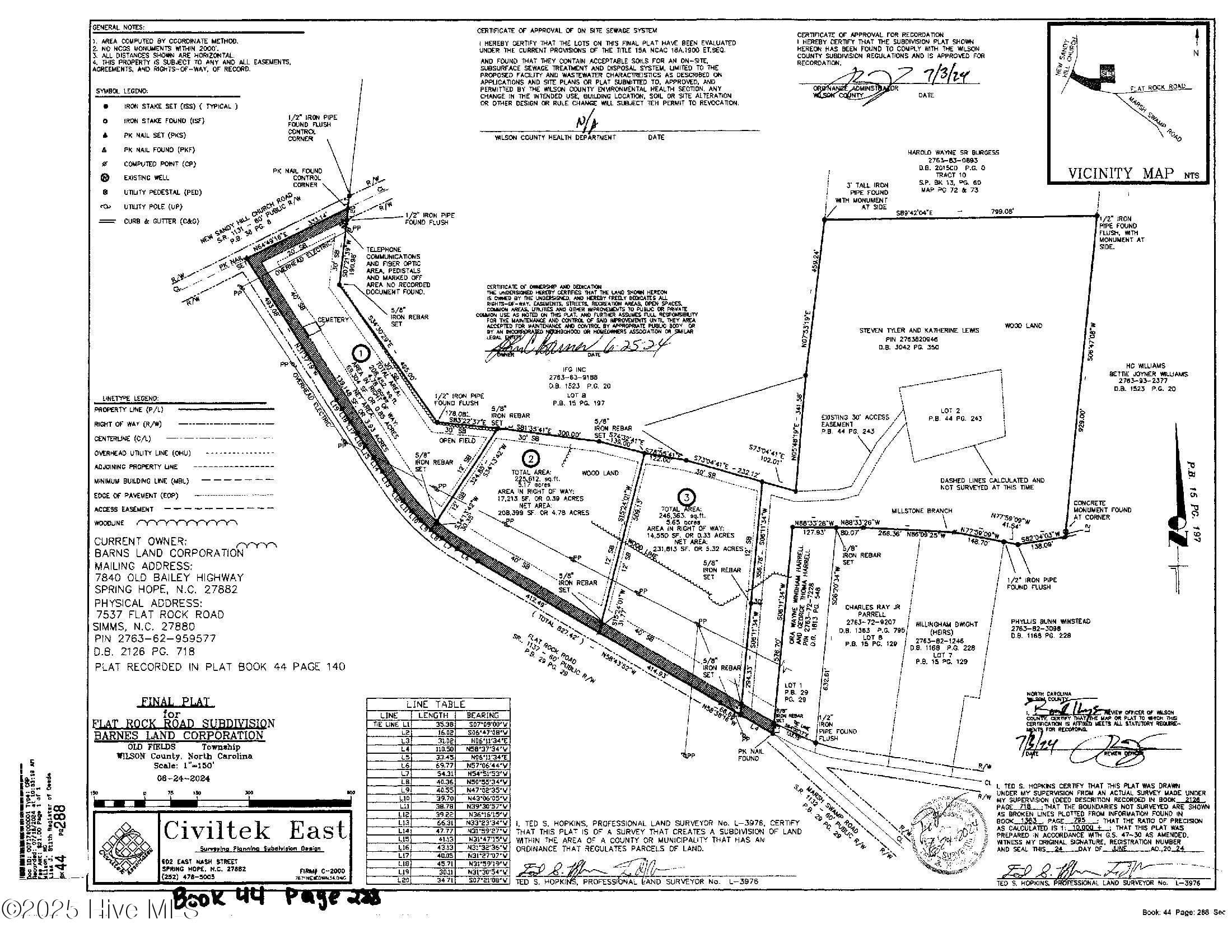 Residential Land at Tract Flat Rock Road, Sims, NC 27880, photo 2 of 2