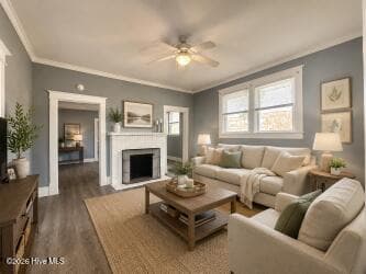 Living room, virtually staged - 517 W North Street W, Ahoskie, NC 27910