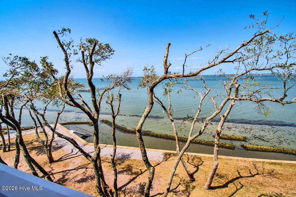 Newly pruned oaks have opened up the views! - 1700 Salter Path Road 202-R, Indian Beach, NC 28512