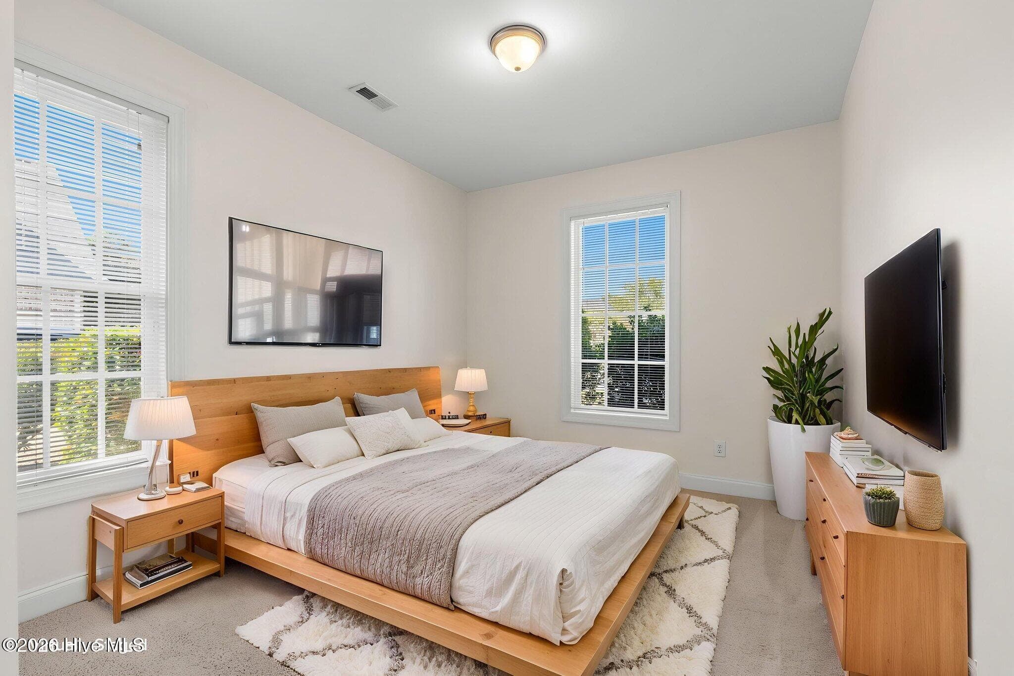 Bedroom 2 (AI staged) - 1052 Stonebridge Lane, Leland, NC 28451