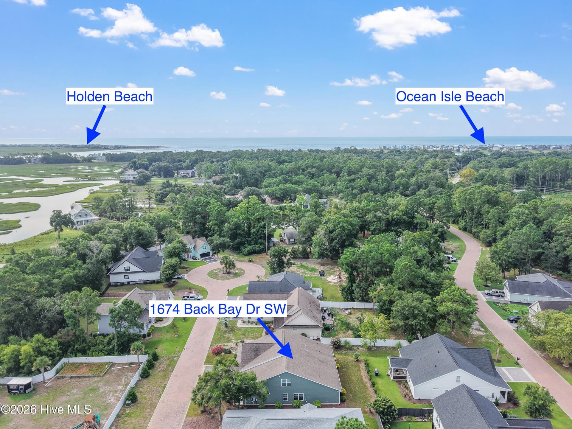 Located near multiple Brunswick County beaches. - 1674 Back Bay Drive SW, Shallotte, NC 28470