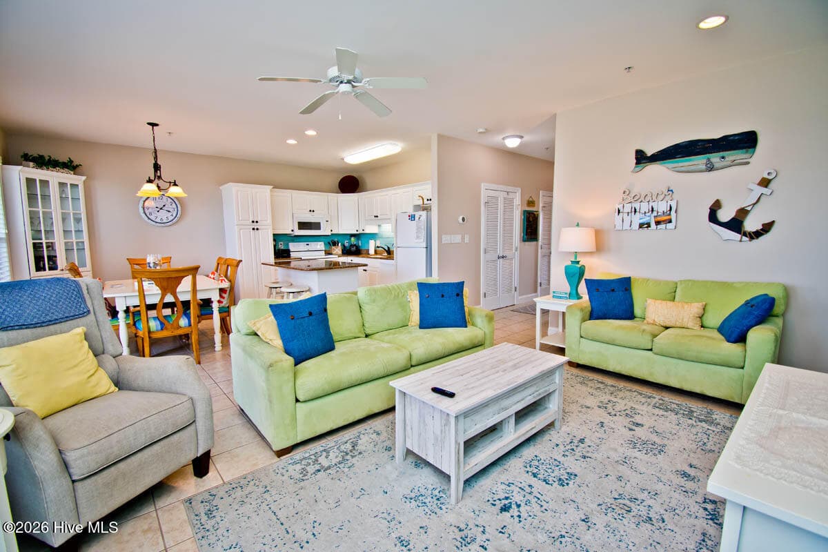 Colorful coastal furnishings - 1700 Salter Path Road 202-R, Indian Beach, NC 28512